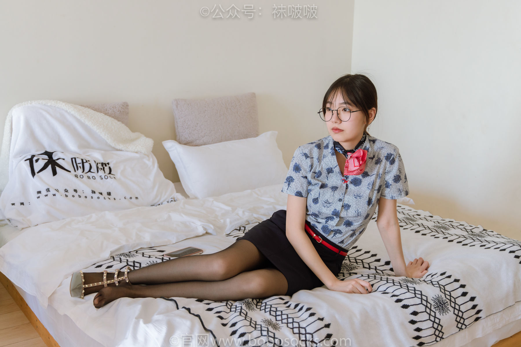 图片[54]-BoBoSocks袜啵啵 No.087 小甜豆-空姐制服、高跟鞋、黑丝[130P]-六色网