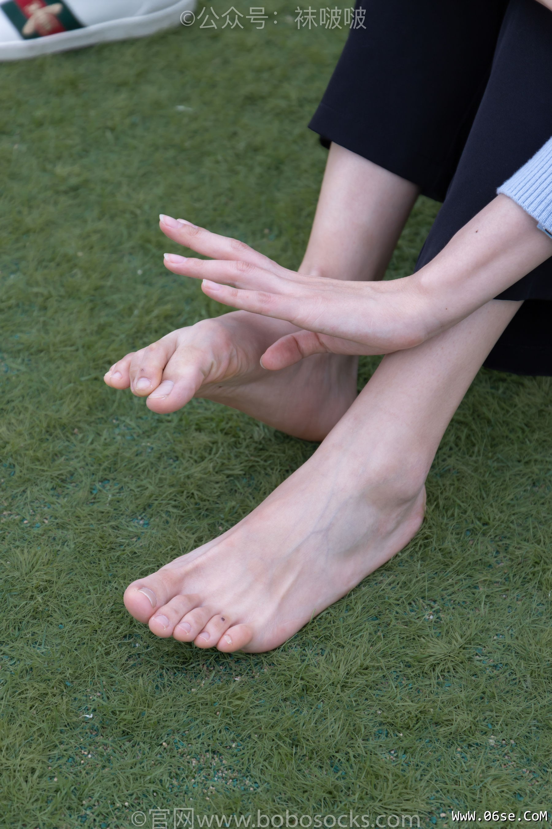 图片[118]-BoBoSocks袜啵啵 No.021 泡芙-板鞋、白棉袜、裸足[131P]-六色网