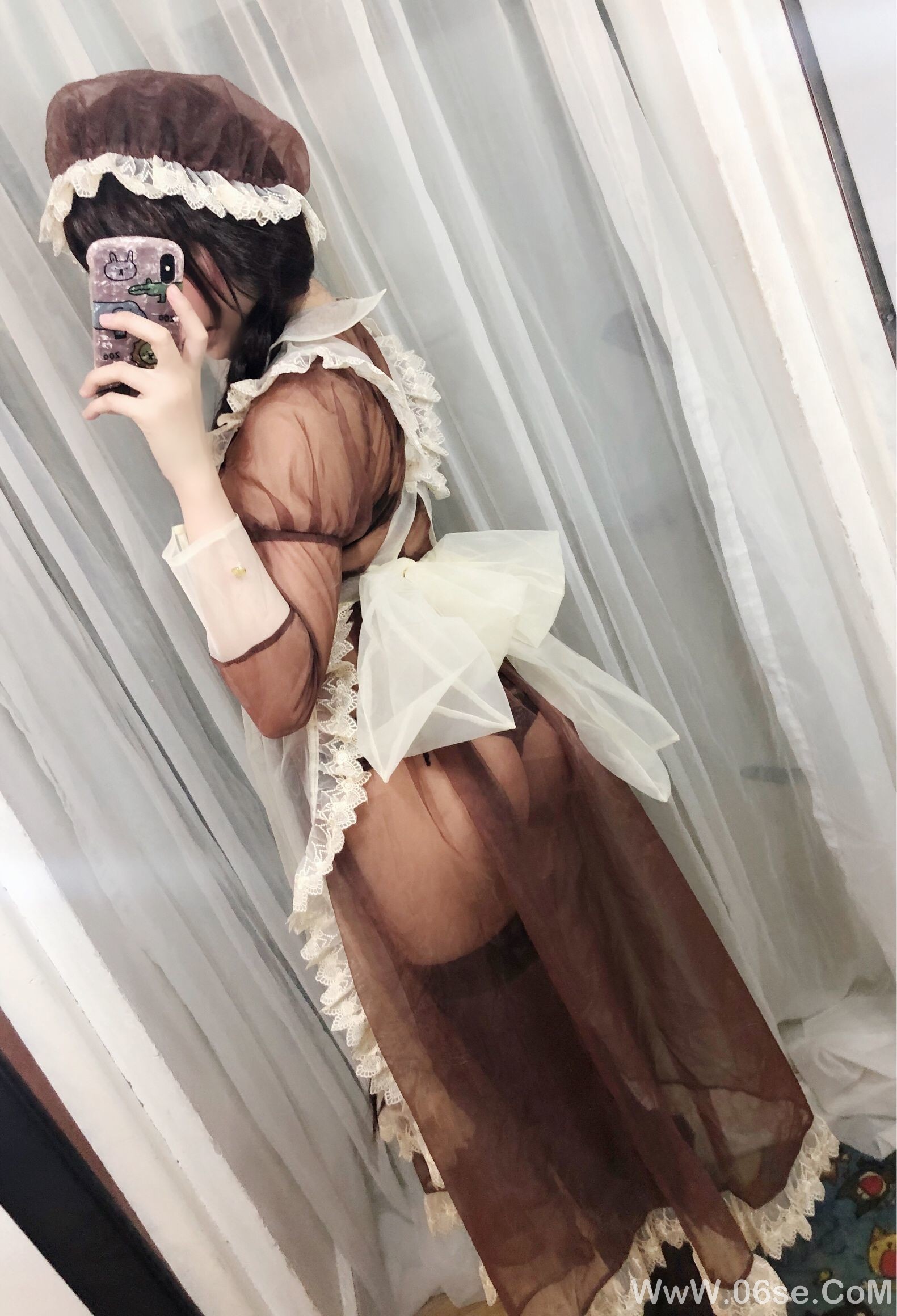 图片[28]-二次元巨乳美女鹿野希 透明女仆[97P]-六色网