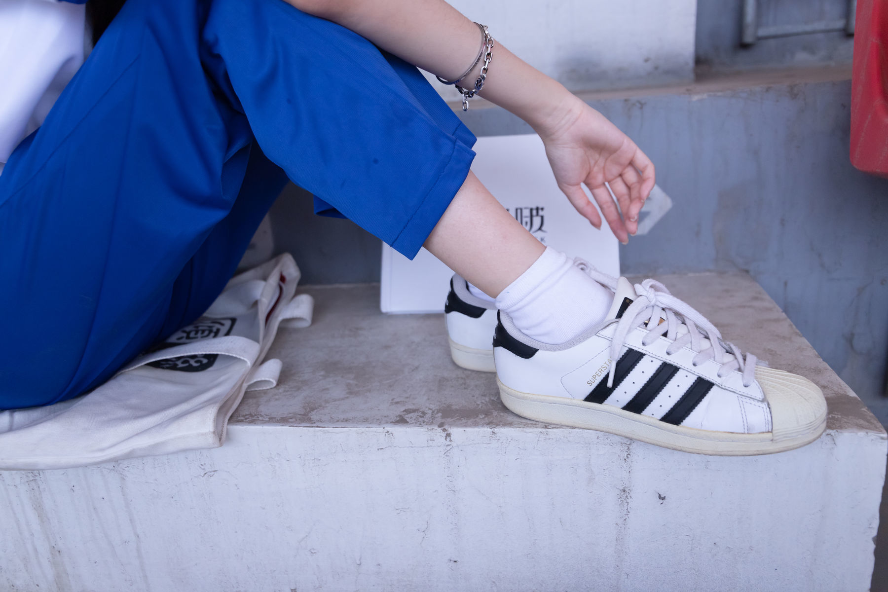 图片[36]-BoBoSocks袜啵啵 No.002 稚予-校服、贝壳头、白棉袜、裸足[139P]-六色网