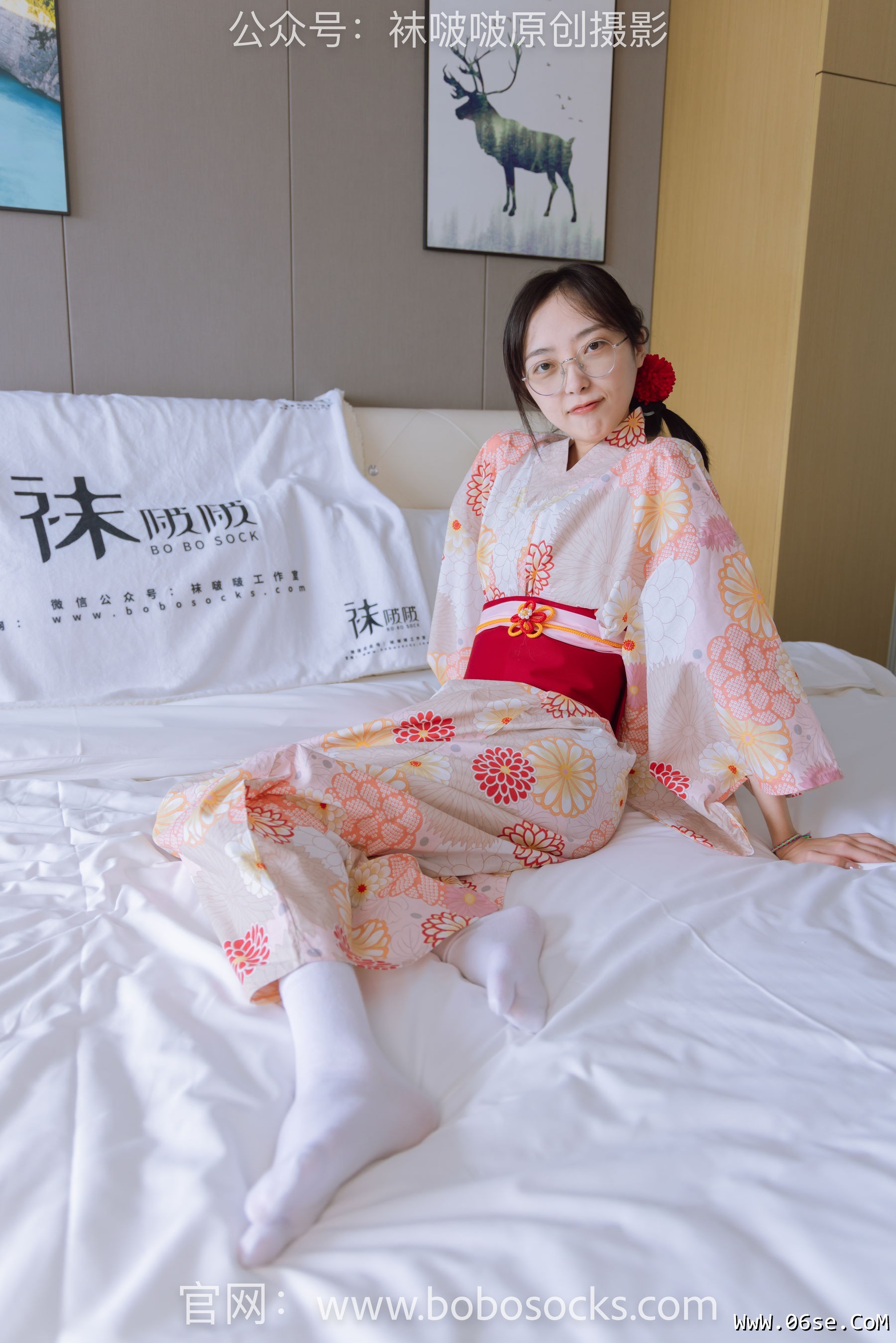 图片[151]-BoBoSocks袜啵啵 No.137 稚予-木屐、分指白棉袜、裸足、和风浴衣[170P]-六色网