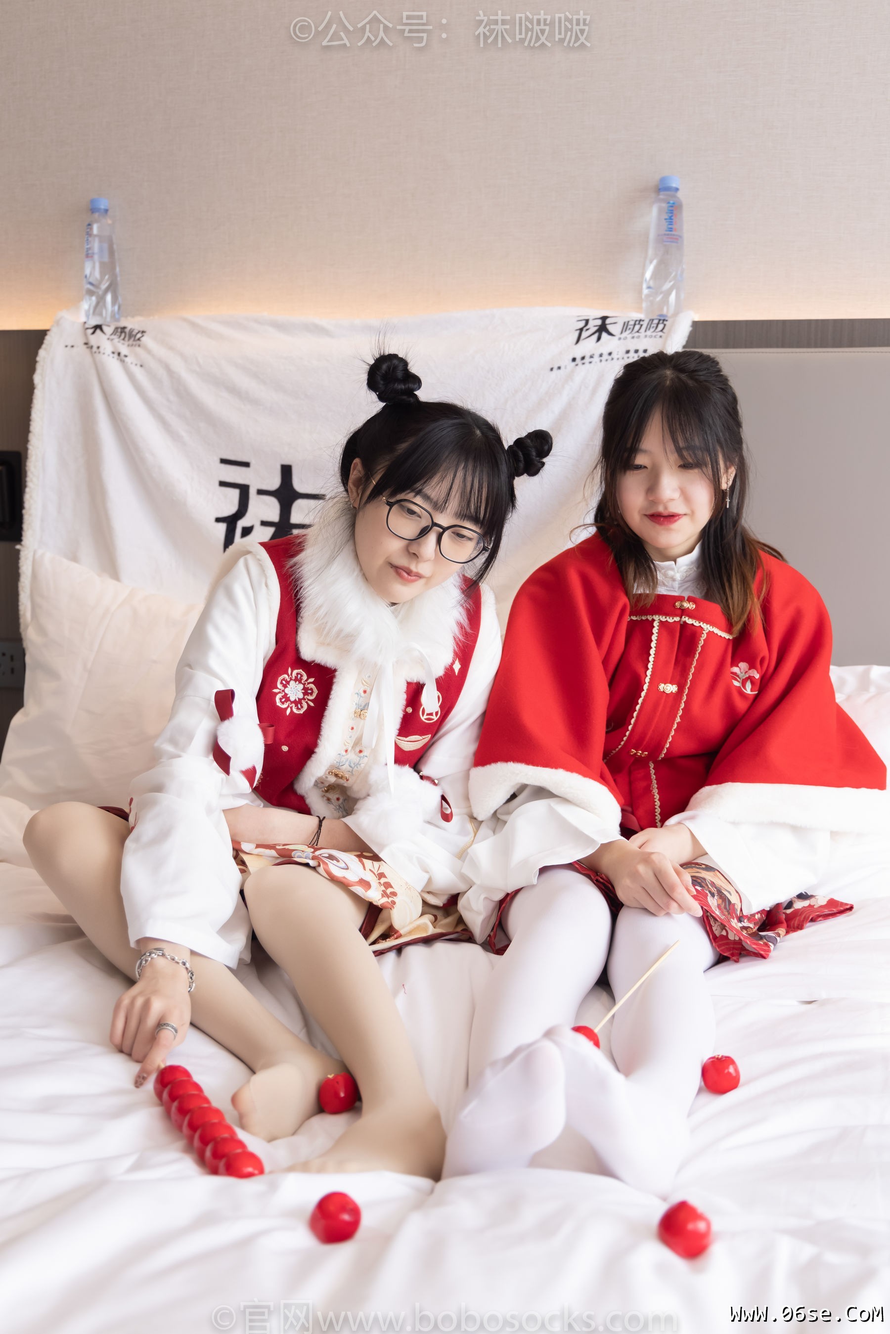 图片[54]-BoBoSocks袜啵啵 No.054 小甜豆与稚予-给大家拜年啦[139P]-六色网