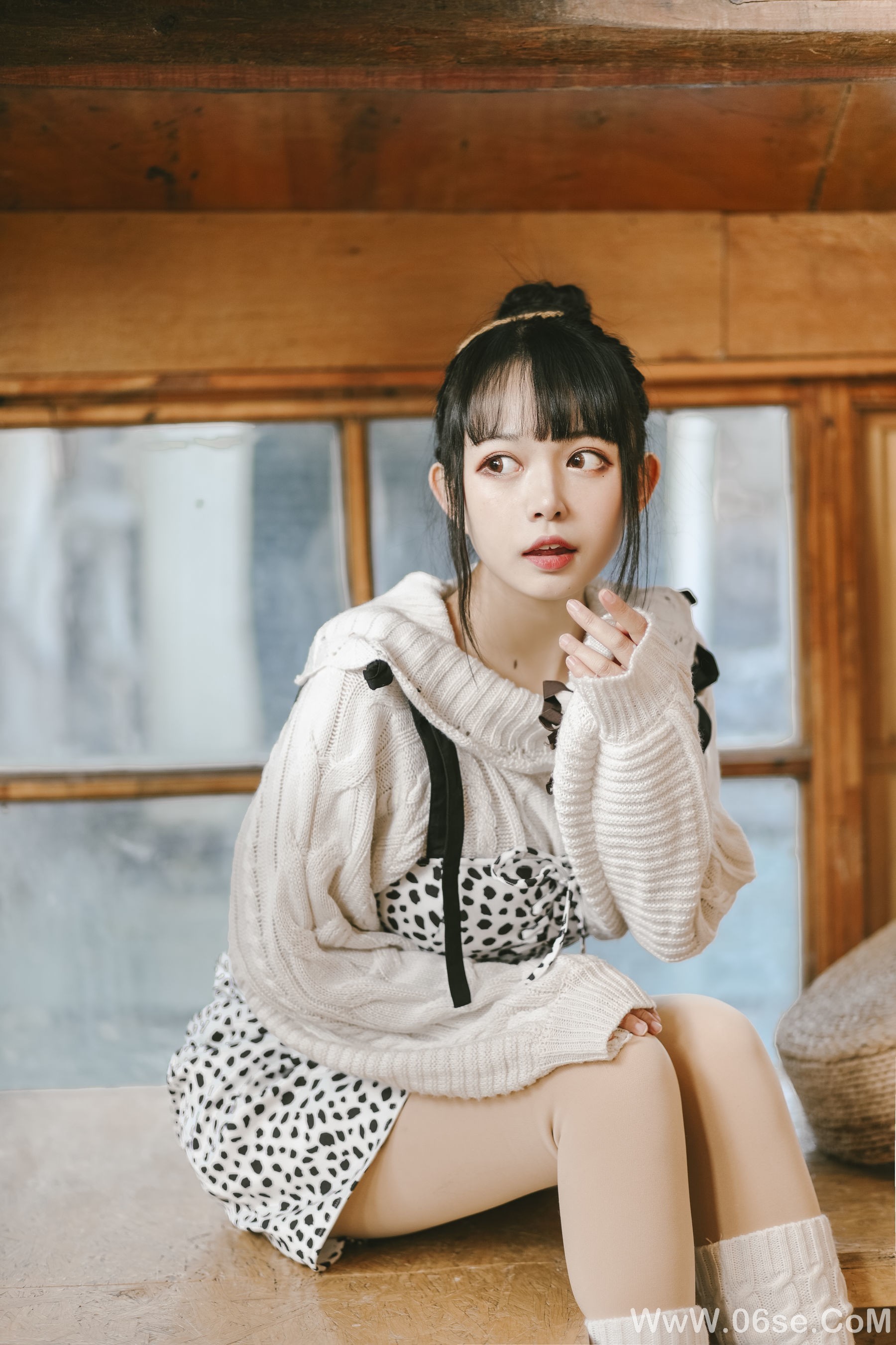 图片[14]-大眼萌妹黑猫猫OvO 少女心事[21P]-六色网