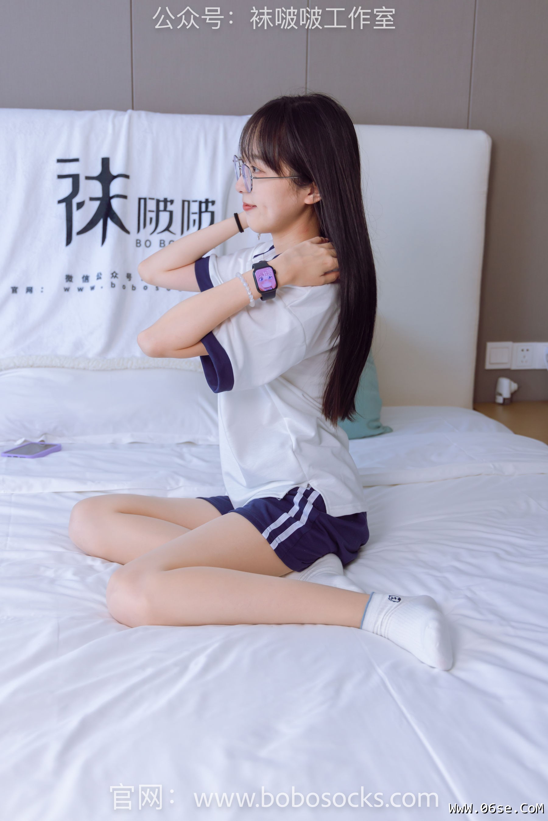 图片[78]-BoBoSocks袜啵啵 No.118 稚予-运动鞋、白棉袜、肉丝、踩小熊玩偶[140P]-六色网