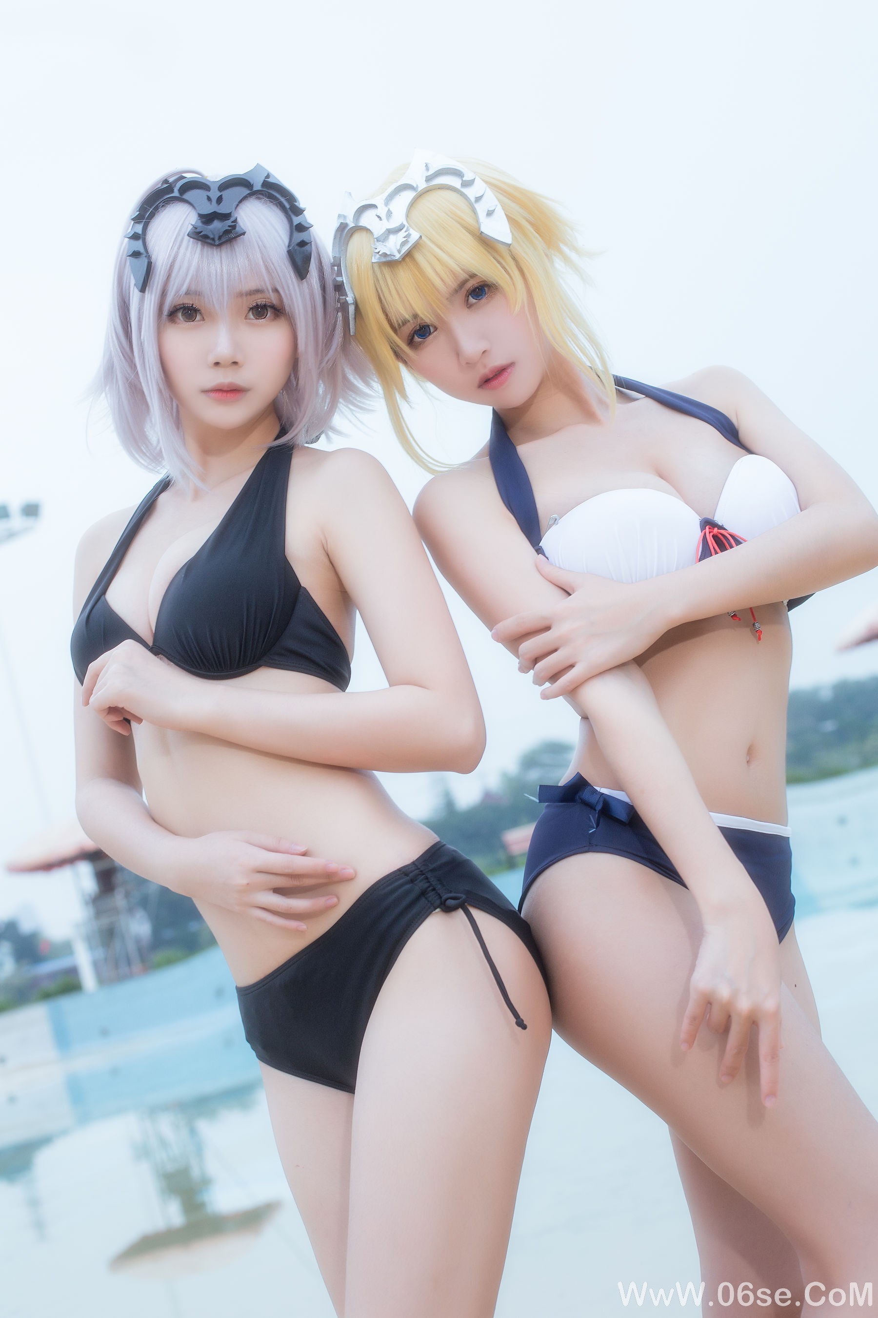 图片[9]-超人气Coser鳗鱼霏儿&大肉丸Amiee 贞德[58P]-六色网