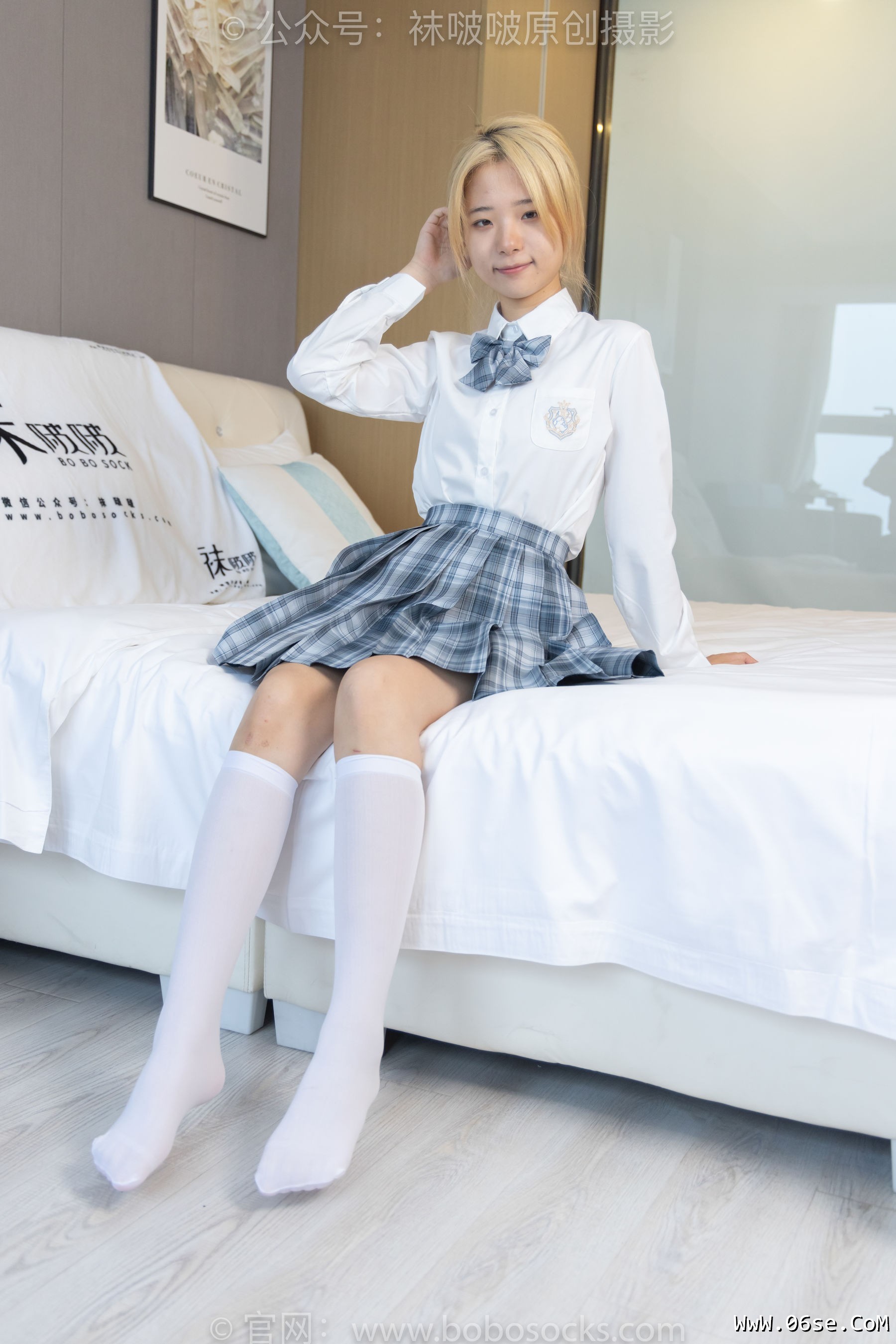 图片[139]-BoBoSocks袜啵啵 No.160 小淳-匡威板鞋、黑皮鞋、短肉丝、白丝小腿袜[140P]-六色网