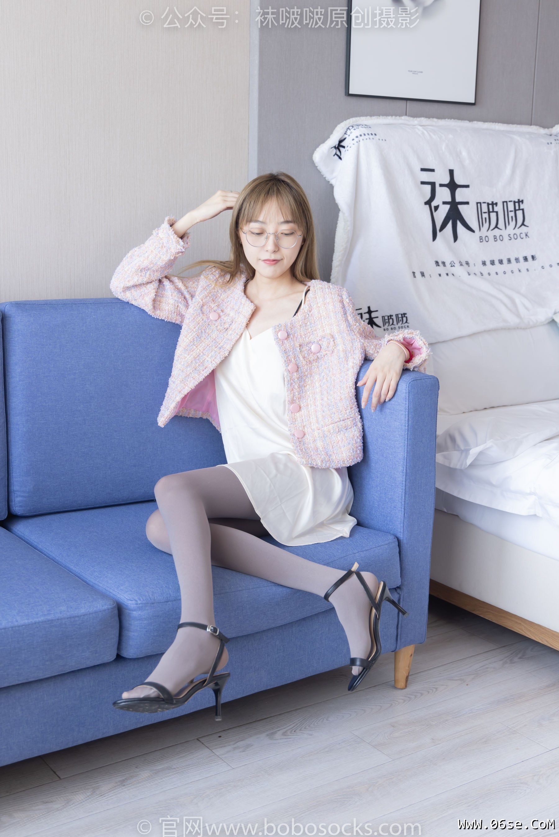 图片[105]-BoBoSocks袜啵啵 No.225 稚予-两双高跟鞋、厚灰丝[150P]-六色网