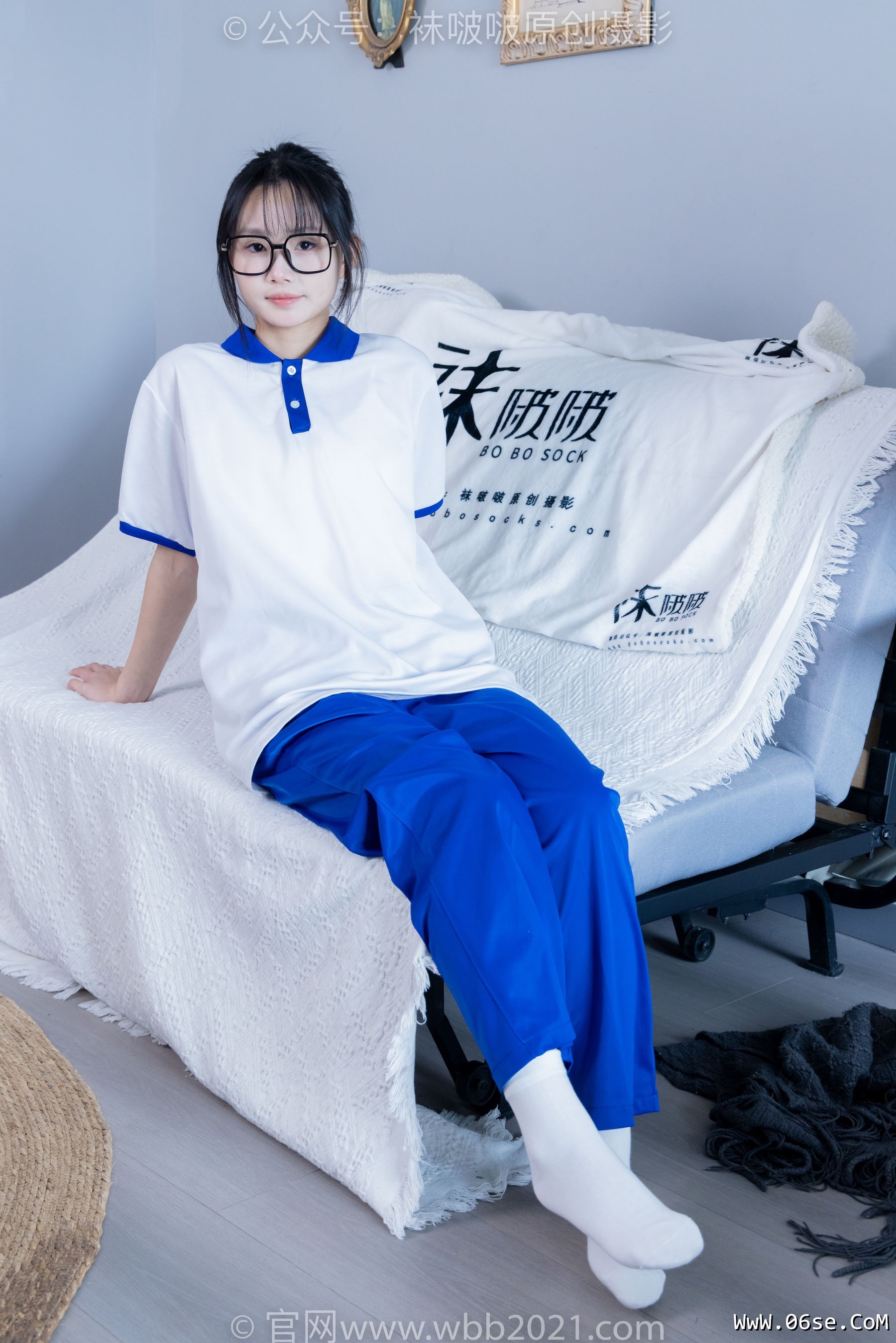 图片[139]-BoBoSocks袜啵啵 No.351 甜甜圈 -板鞋、白棉袜、肉丝、校服裤里丝[150P]-六色网