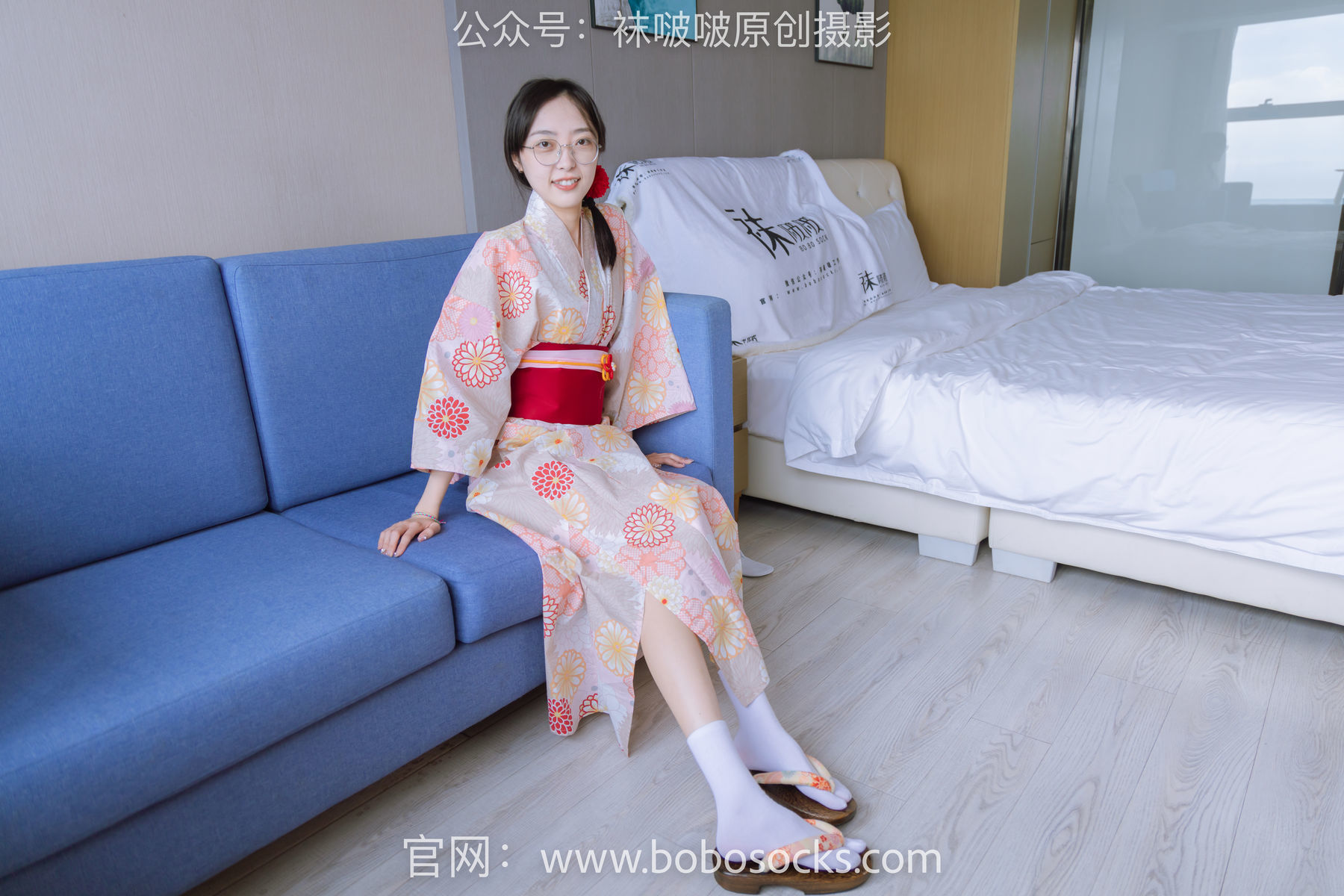 图片[84]-BoBoSocks袜啵啵 No.137 稚予-木屐、分指白棉袜、裸足、和风浴衣[170P]-六色网