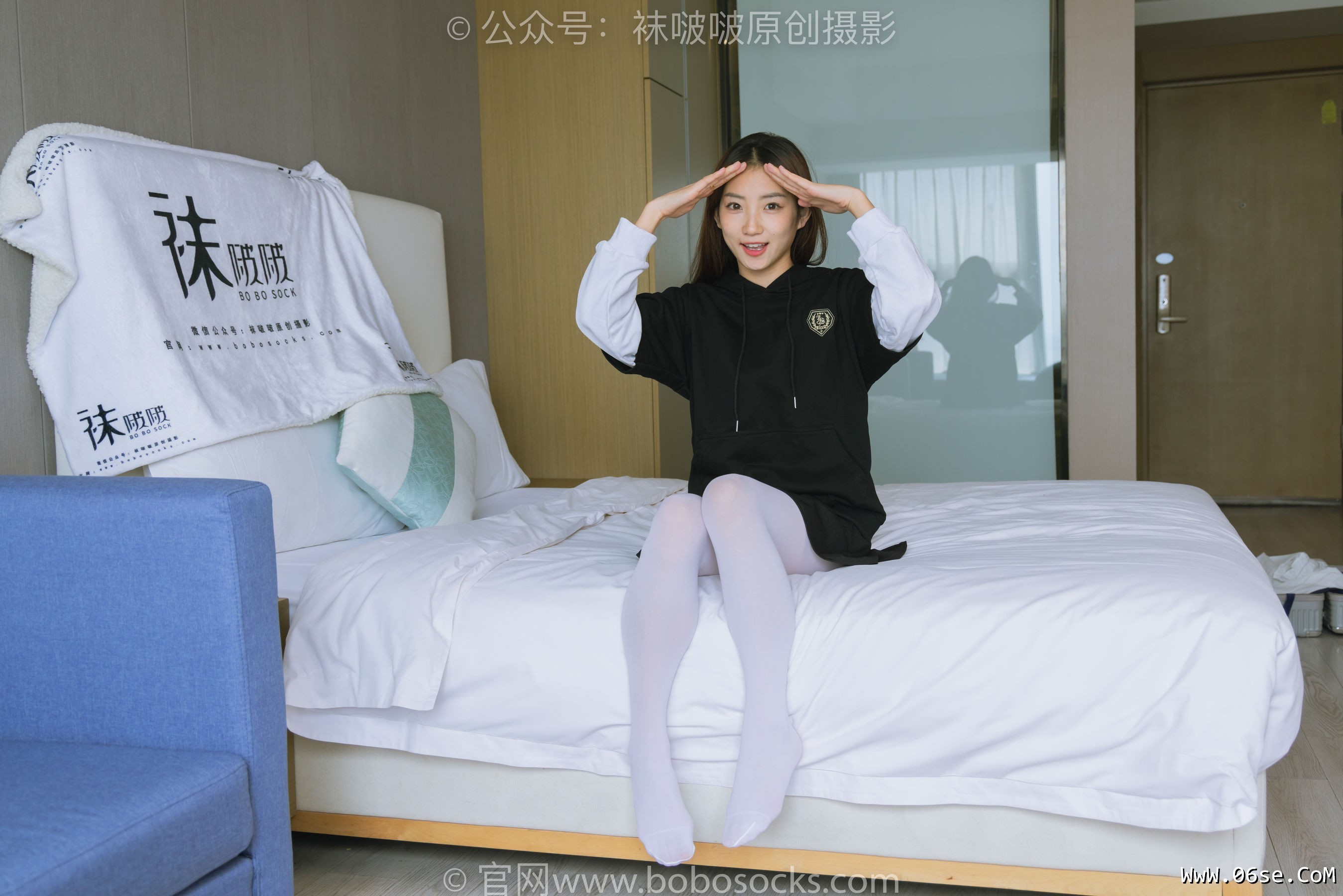图片[95]-BoBoSocks袜啵啵 No.214 小沫 -黑色运动鞋、厚白丝[142P]-六色网