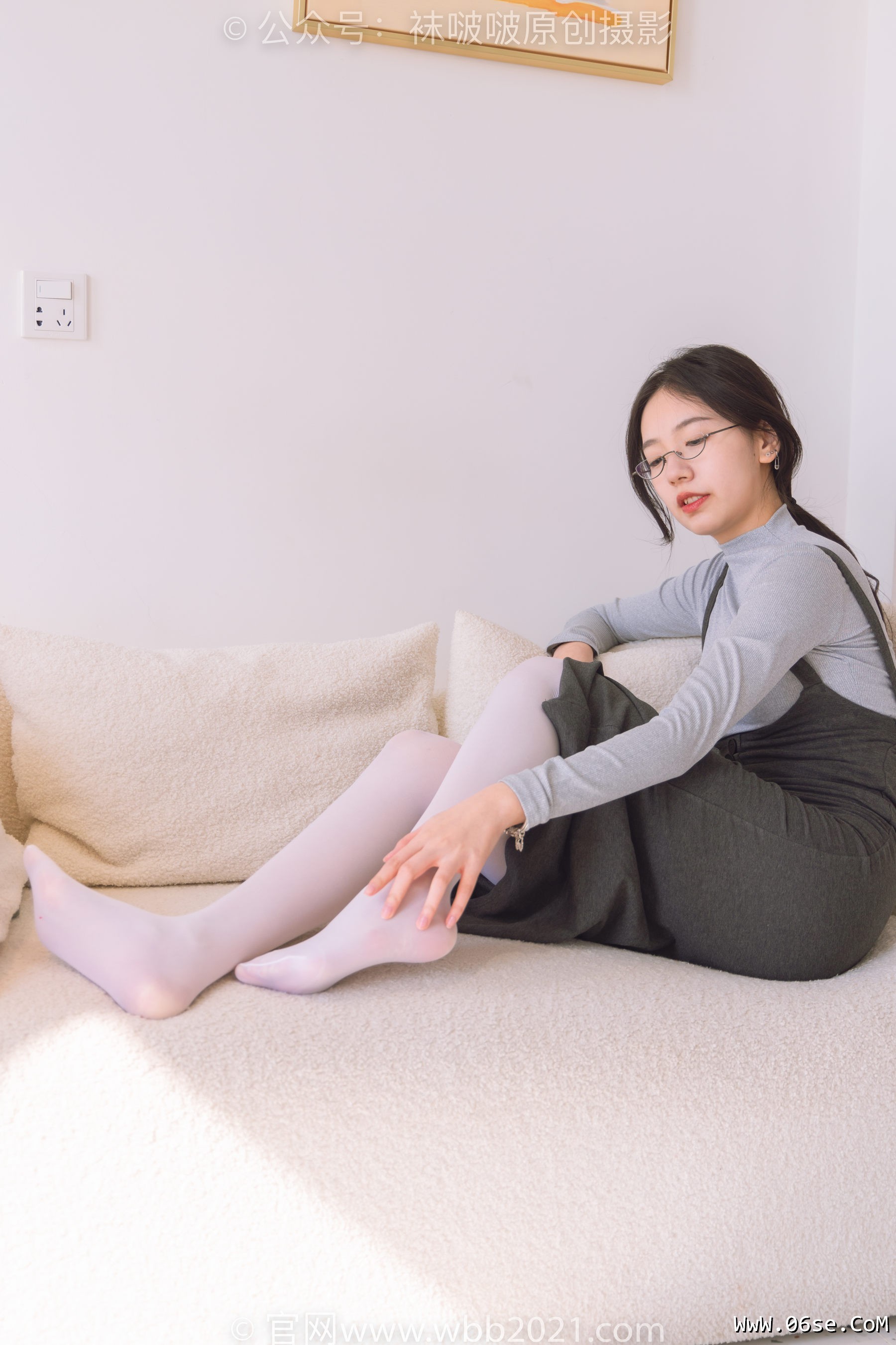 图片[122]-BoBoSocks袜啵啵 No.242 小甜豆-高跟鞋、厚白丝[140P]-六色网