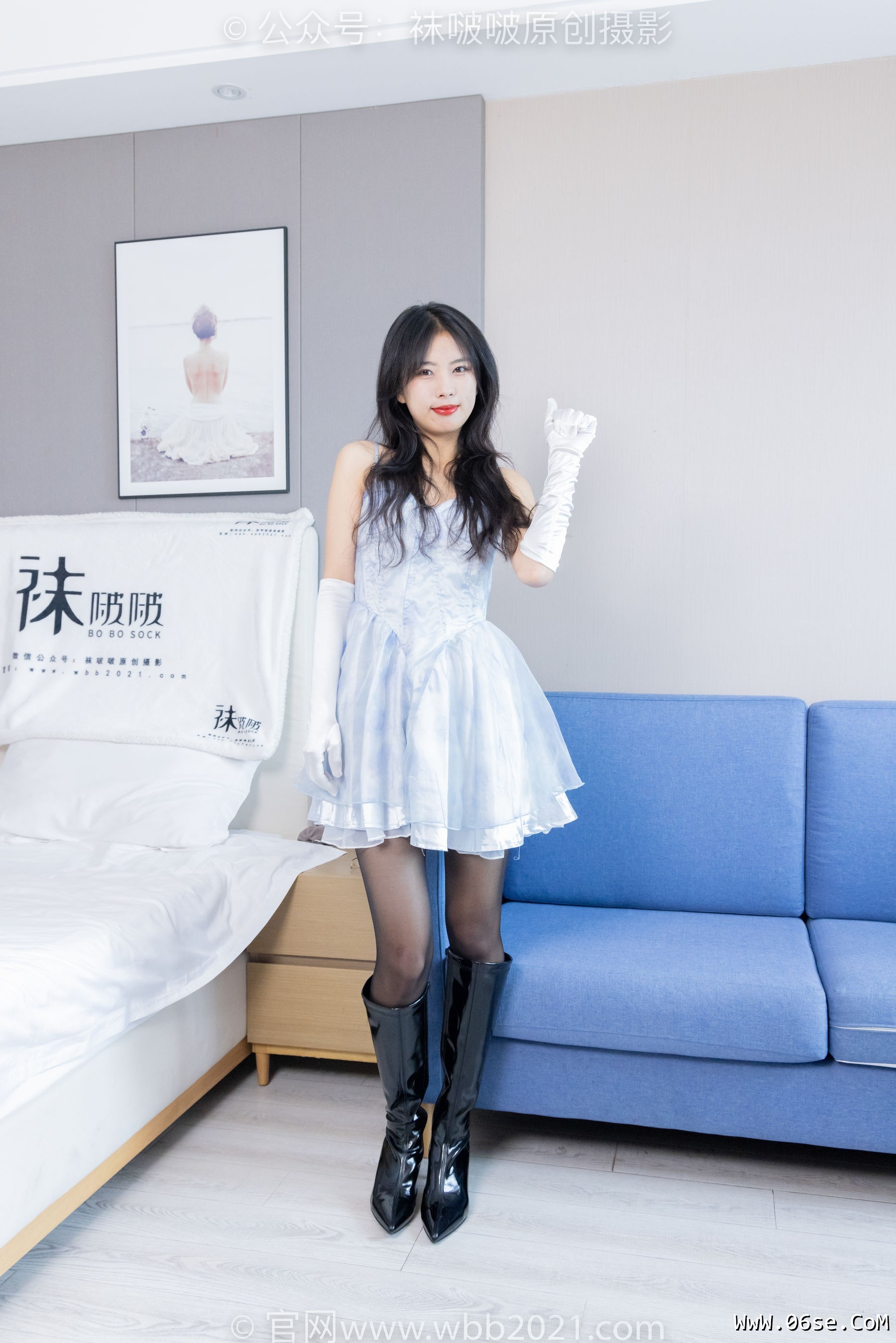 图片[73]-BoBoSocks袜啵啵 No.427 奶油 -两双长靴、黑丝[149P]-六色网