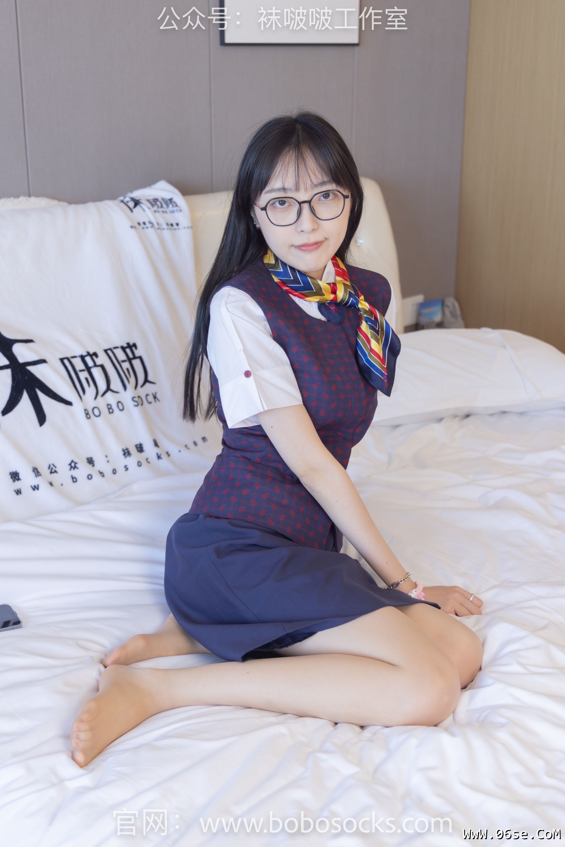 图片[77]-BoBoSocks袜啵啵 No.115 稚予-平底鞋、肉丝、空姐制服[136P]-六色网