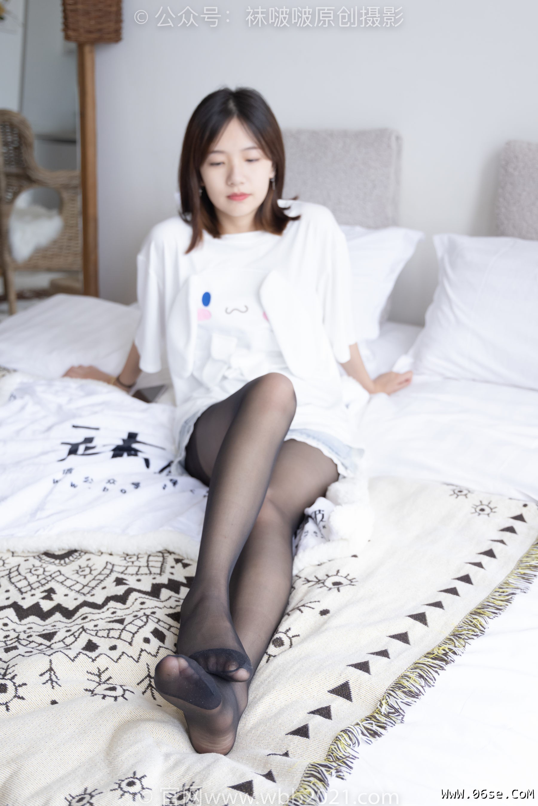 图片[134]-BoBoSocks袜啵啵 No.233 小甜豆-板鞋、黑丝[142P]-六色网