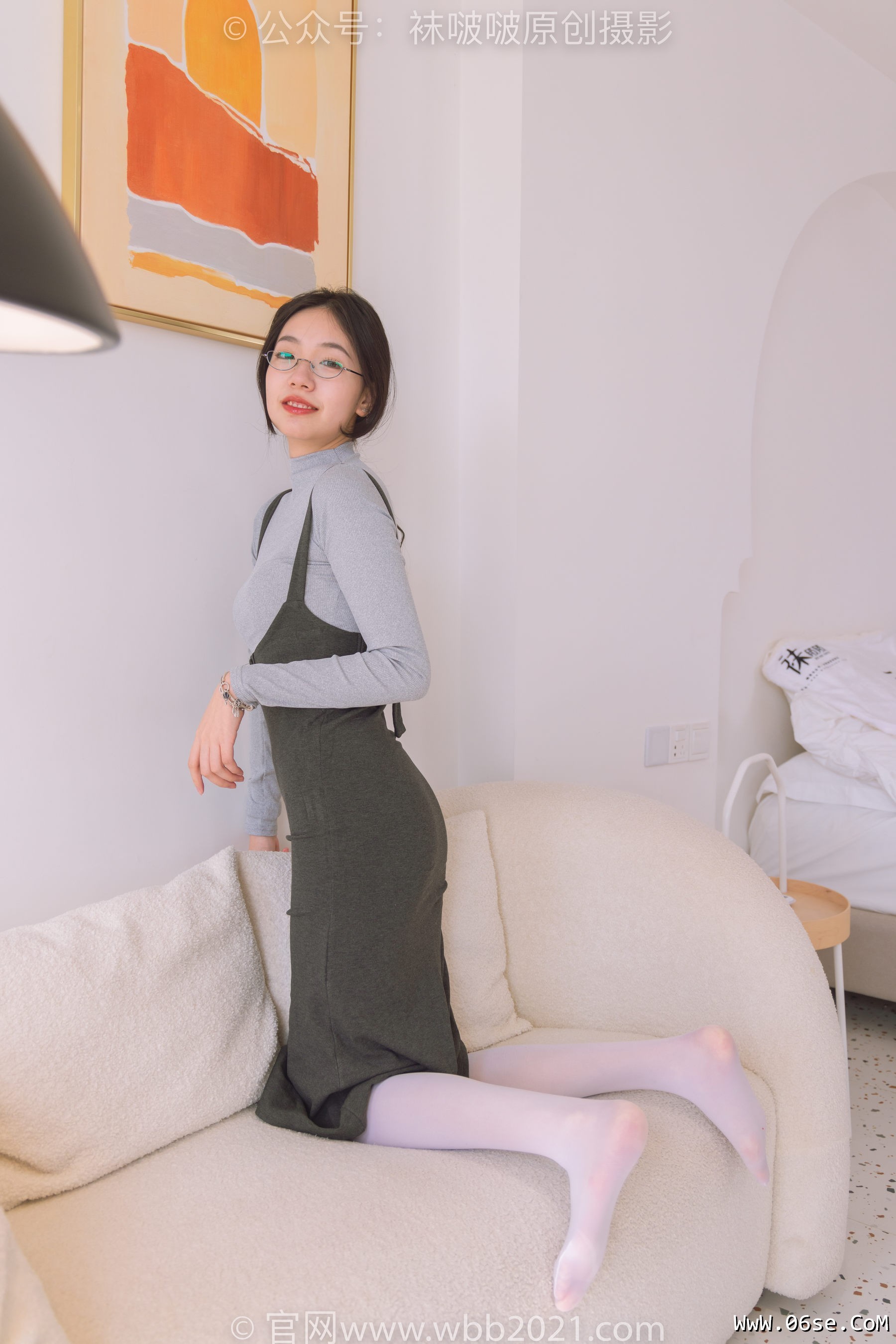 图片[124]-BoBoSocks袜啵啵 No.242 小甜豆-高跟鞋、厚白丝[140P]-六色网