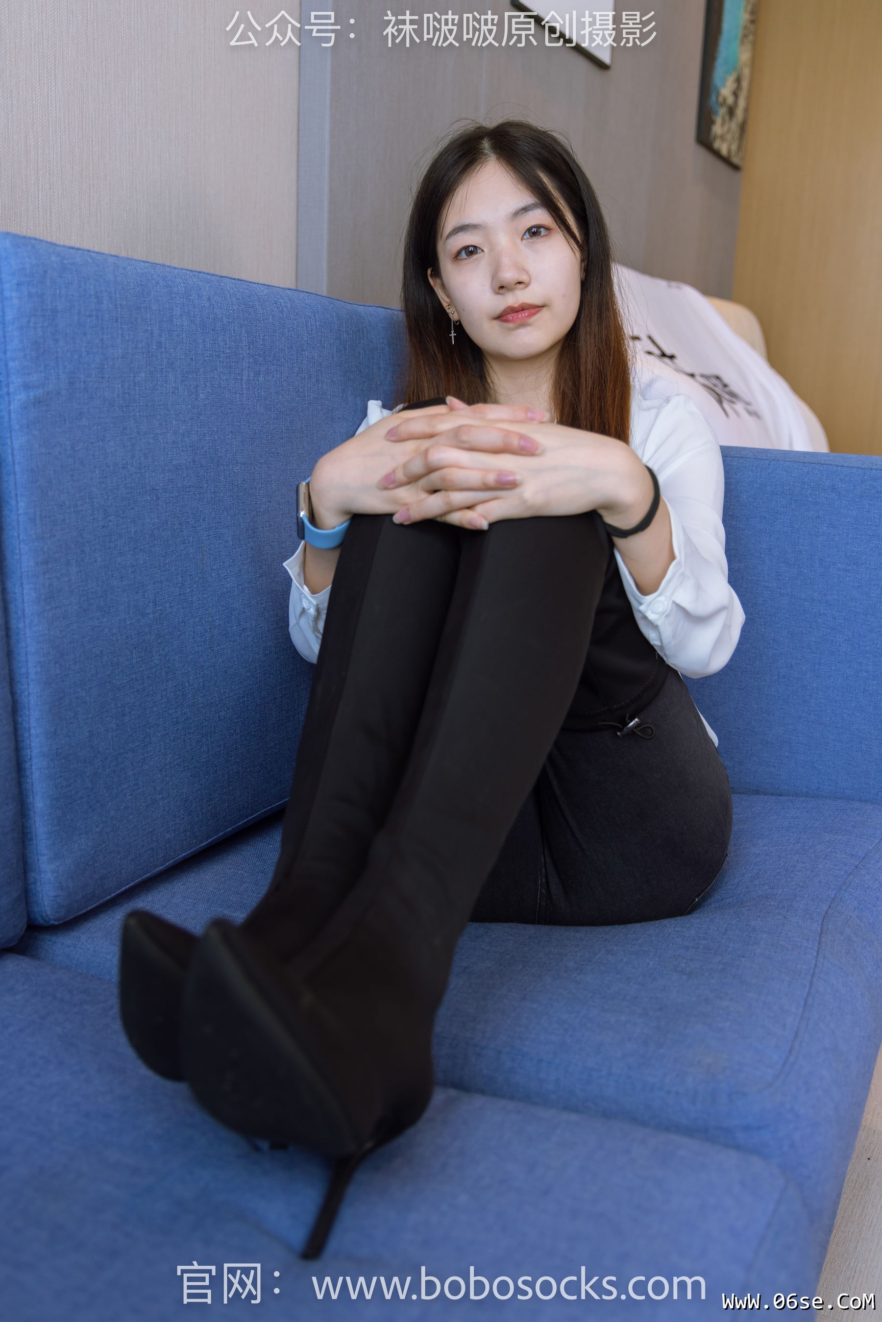 图片[64]-BoBoSocks袜啵啵 No.158 小甜豆-高跟长靴、白棉袜、裸足[136P]-六色网