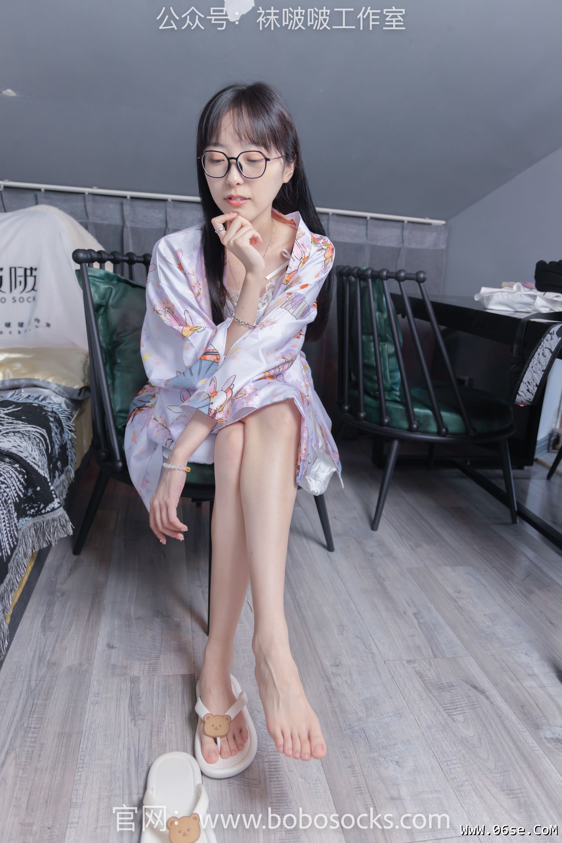 图片[58]-BoBoSocks袜啵啵 No.112 稚予-人字拖、肉丝、裸足[140P]-六色网
