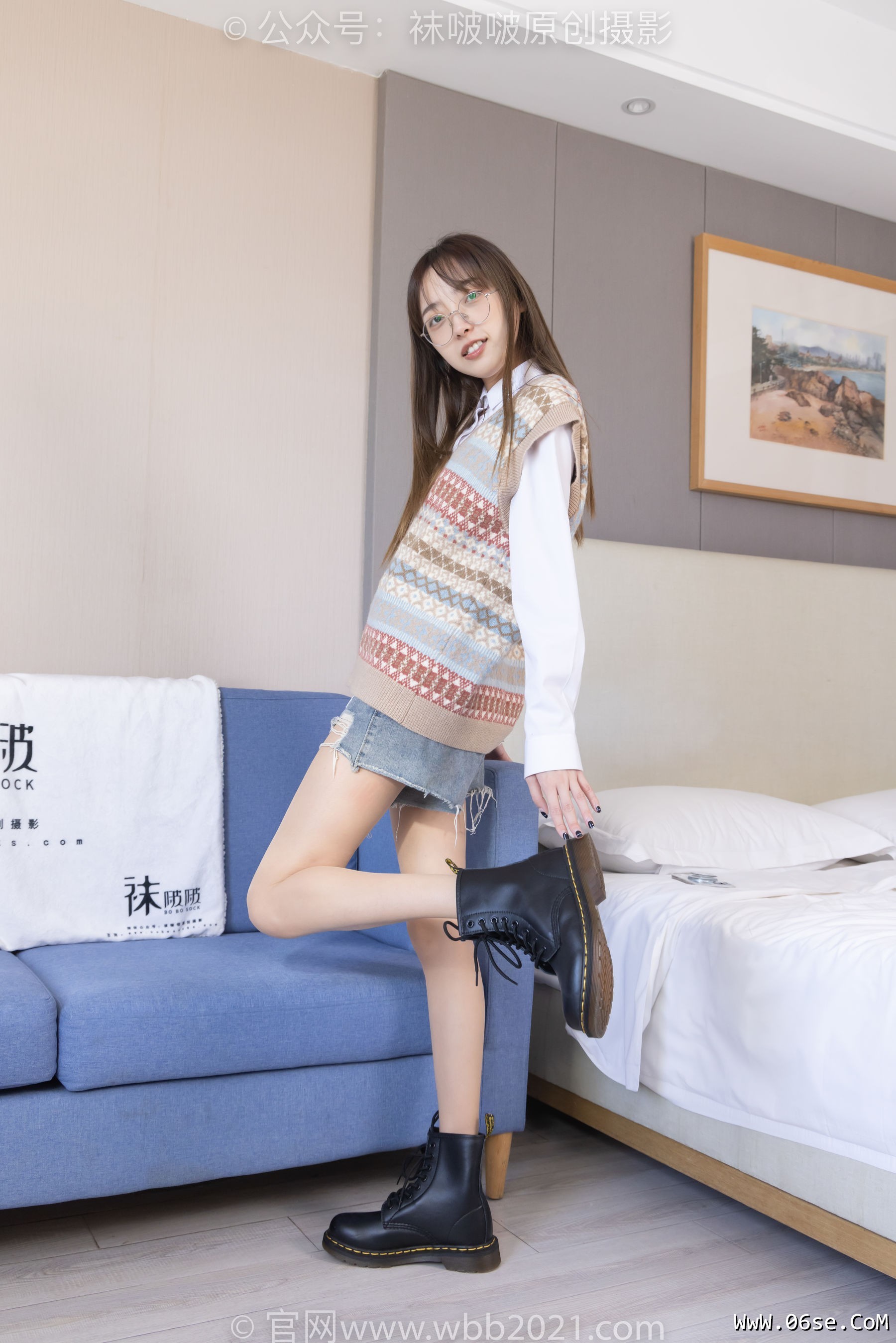图片[91]-BoBoSocks袜啵啵 No.316 稚予 -运动鞋、马丁靴、肉丝[160P]-六色网