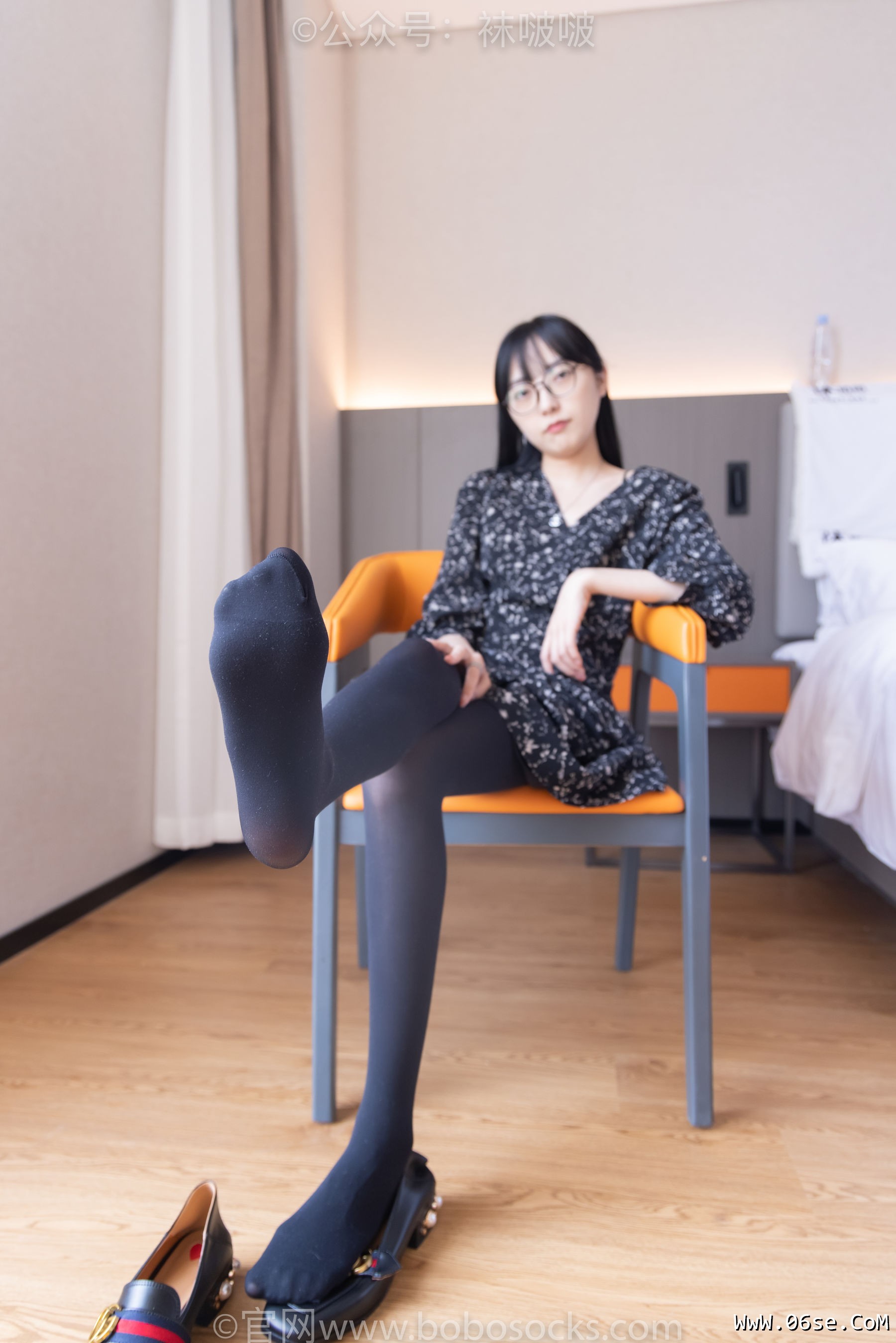 图片[111]-BoBoSocks袜啵啵 No.064 稚予-平底鞋、厚黑丝[137P]-六色网