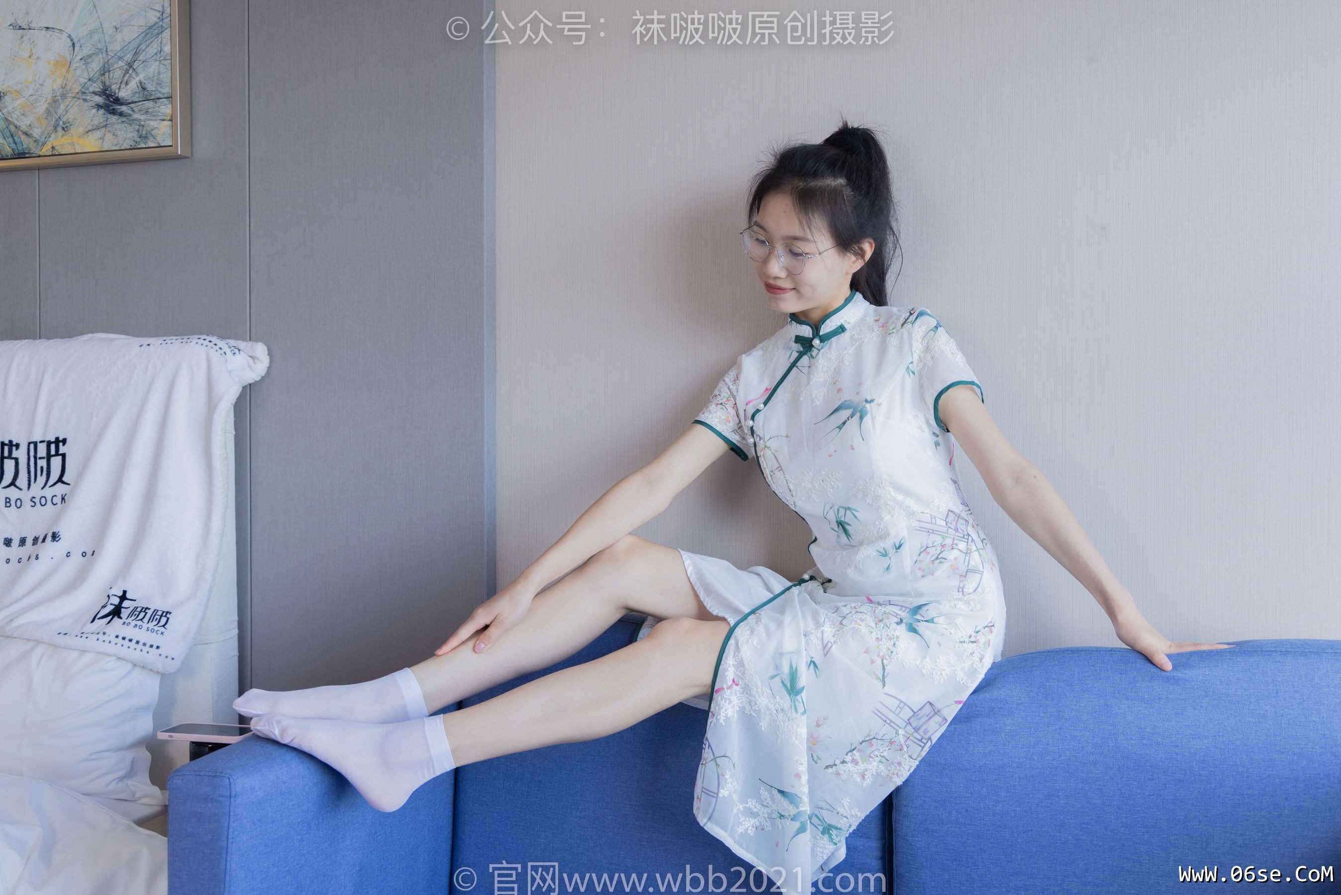 图片[19]-BoBoSocks袜啵啵 No.371 芝士 -平底鞋、高跟凉鞋、厚白丝小腿袜、短白丝[140P]-六色网
