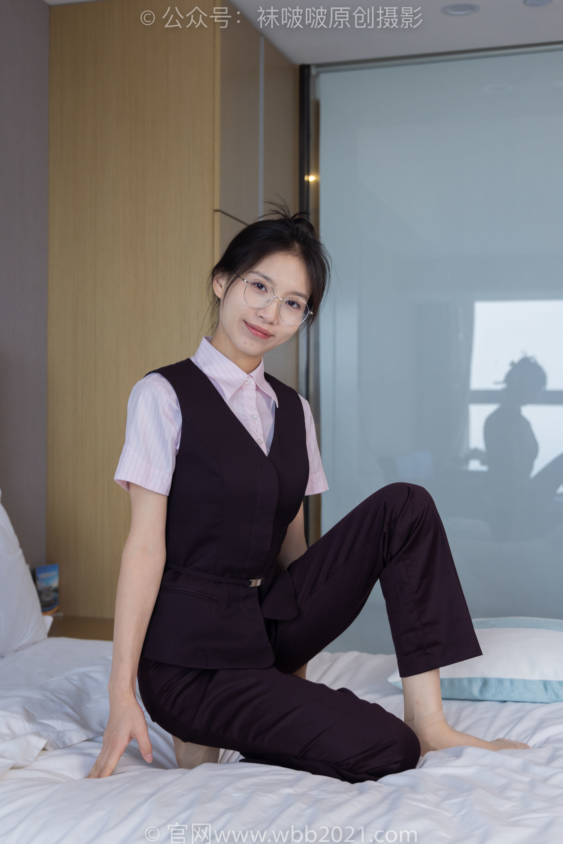 图片[142]-BoBoSocks袜啵啵 No.271 芝士 -平底鞋、短肉丝、银行制服[146P]-六色网
