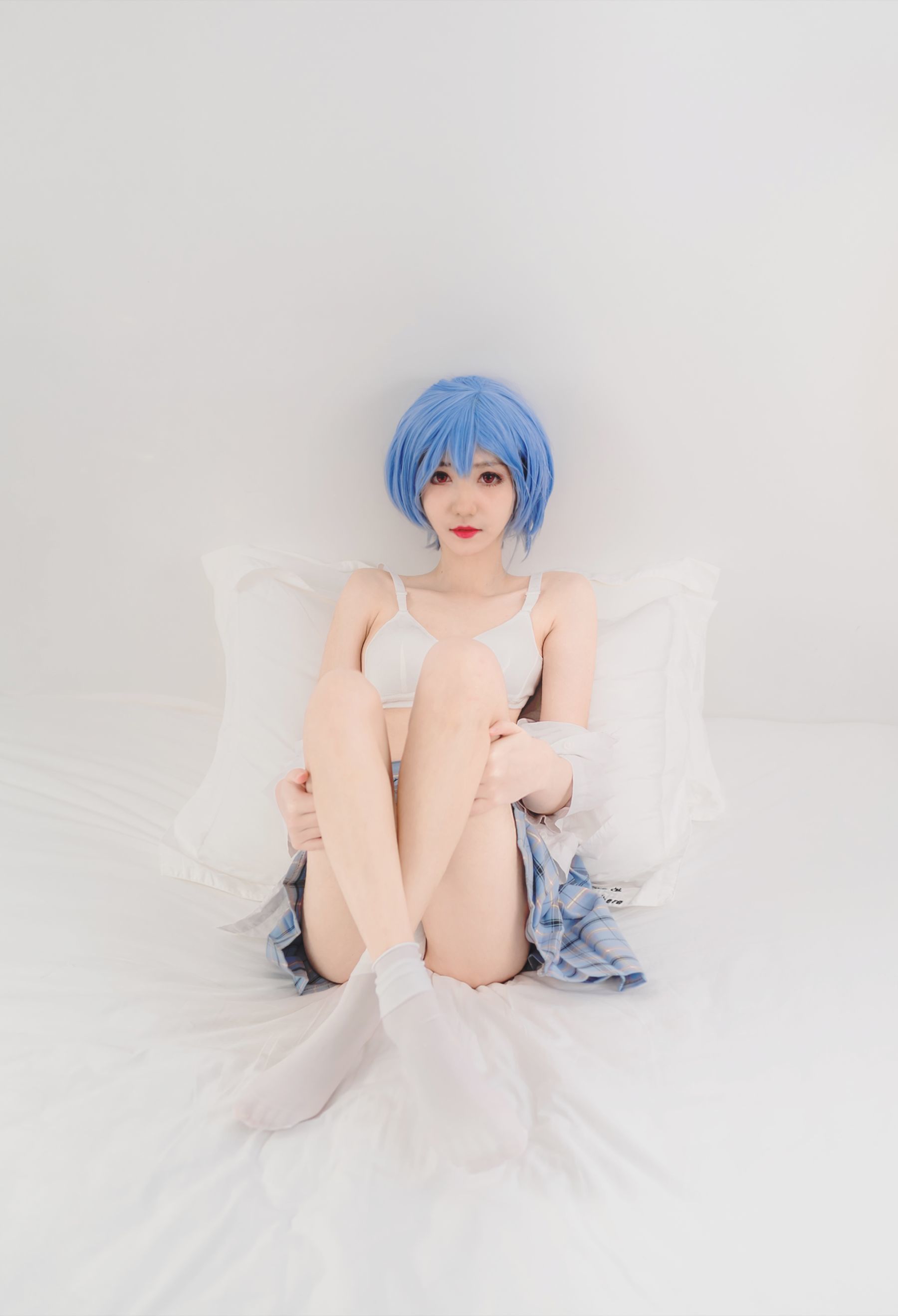 图片[7]-动漫博主南桃Momoko 绫波丽制服[23P]-六色网