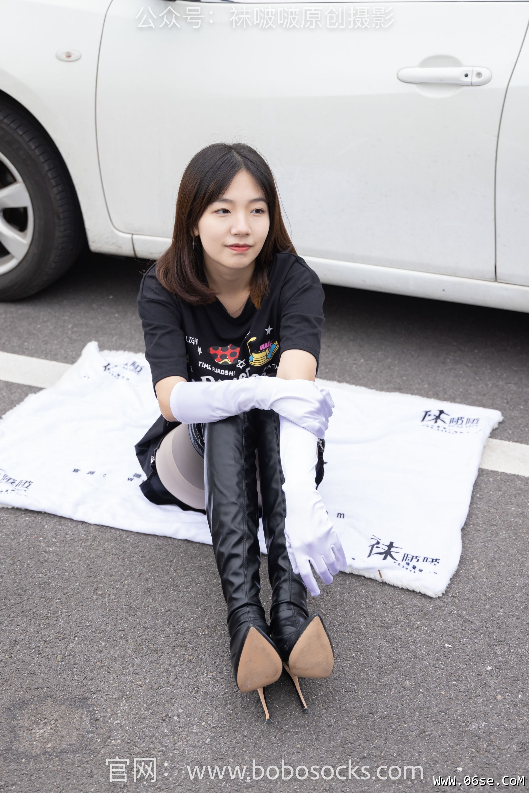 图片[82]-BoBoSocks袜啵啵 No.146 小甜豆-高跟长靴、黑色踩脚裤、肉丝[154P]-六色网