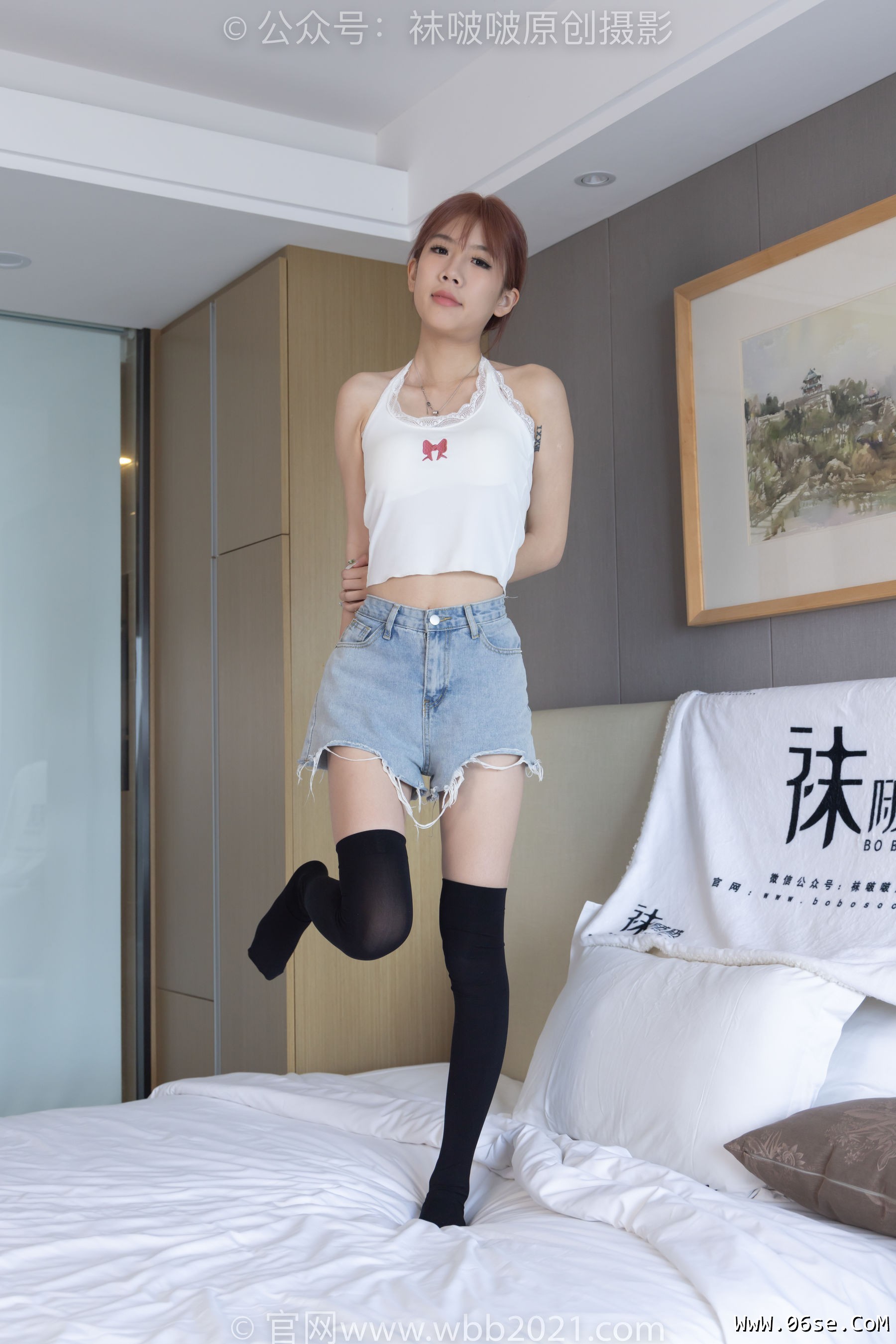 图片[84]-BoBoSocks袜啵啵 No.264 果冻 -高跟鞋、贝壳头板鞋、黑丝大腿袜、白丝大腿袜[179P]-六色网