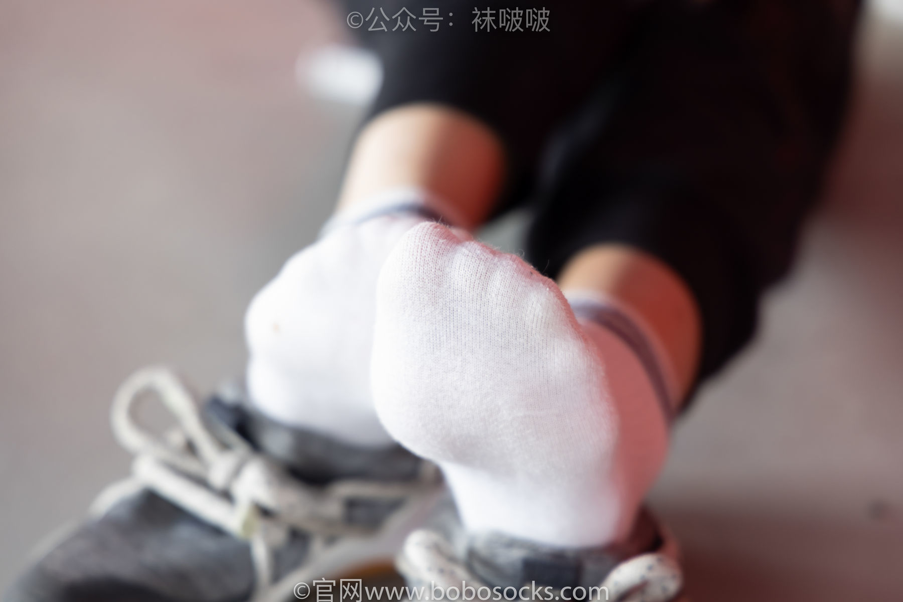 图片[49]-BoBoSocks袜啵啵 No.018 木木-运动鞋、白棉袜、裸足[136P]-六色网