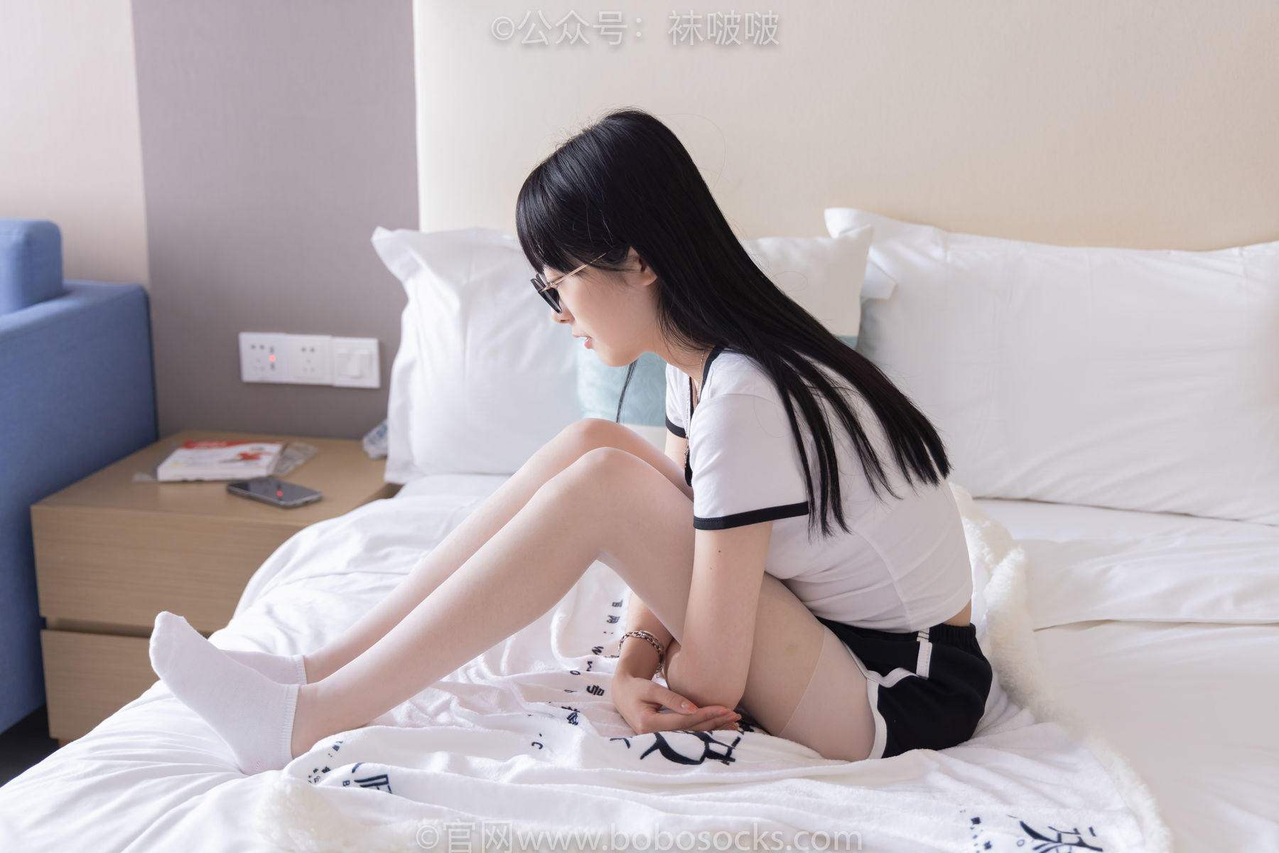 图片[72]-BoBoSocks袜啵啵 No.037 稚予-帆布鞋、短白棉袜、白丝[136P]-六色网