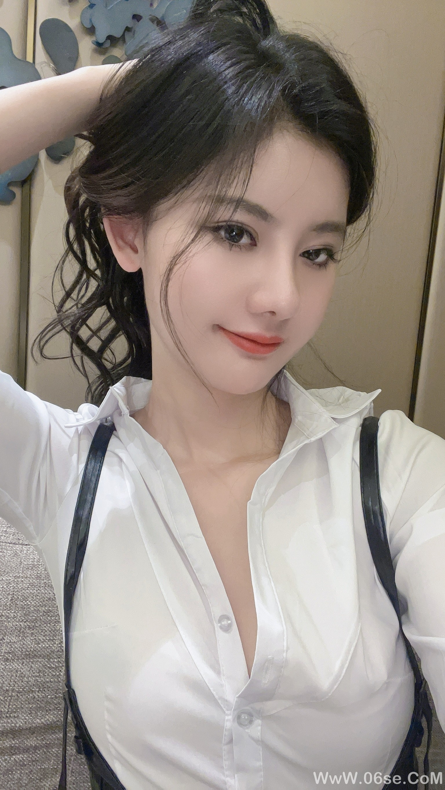 就是阿朱啊 – NO.060 黑丝吊带[9P]-六色网