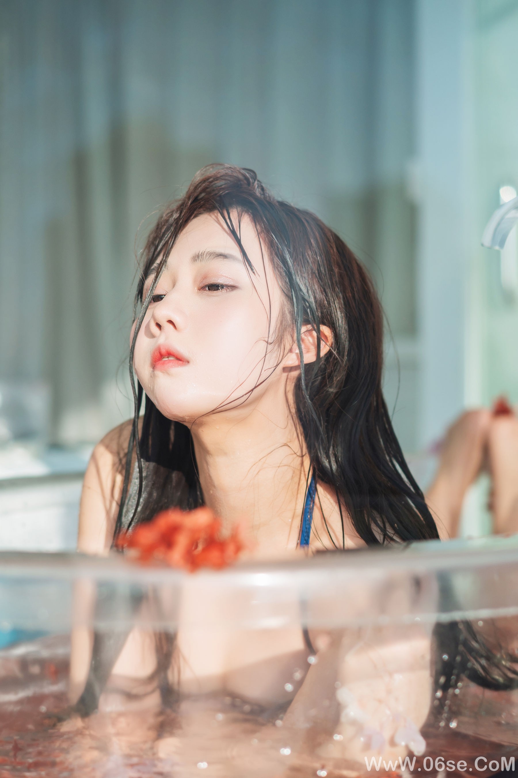 图片[25]-微博福利姬镜酱 私奔之泳衣[61P]-六色网