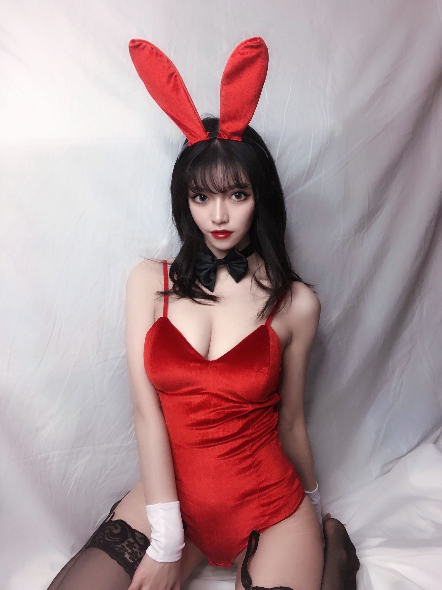 图片[9]-銘銘Kizami 红丝绒兔女郎[64P]-六色网