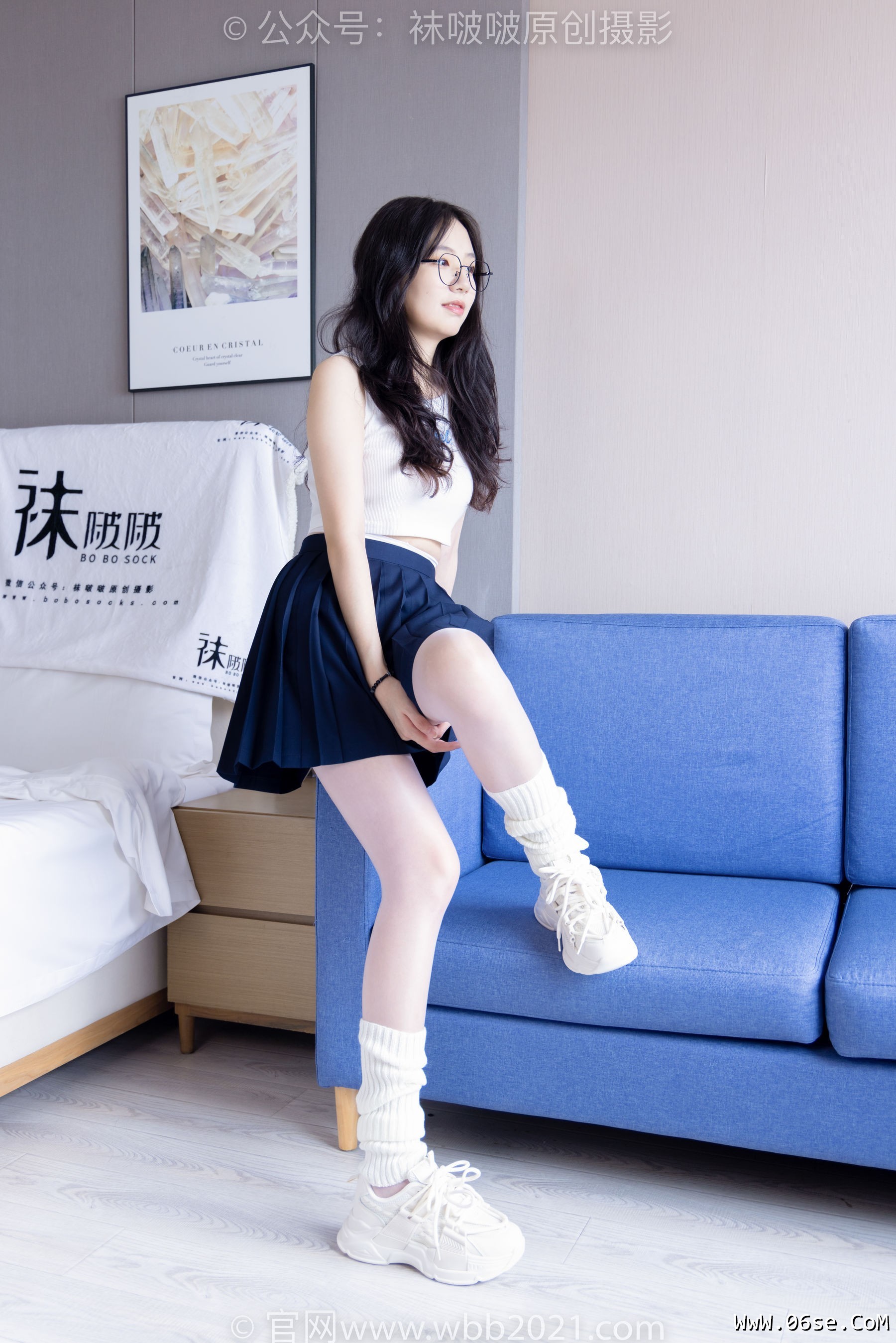 图片[49]-BoBoSocks袜啵啵 No.305 小甜豆 -运动鞋、人字拖、袜套、油亮白丝[140P]-六色网