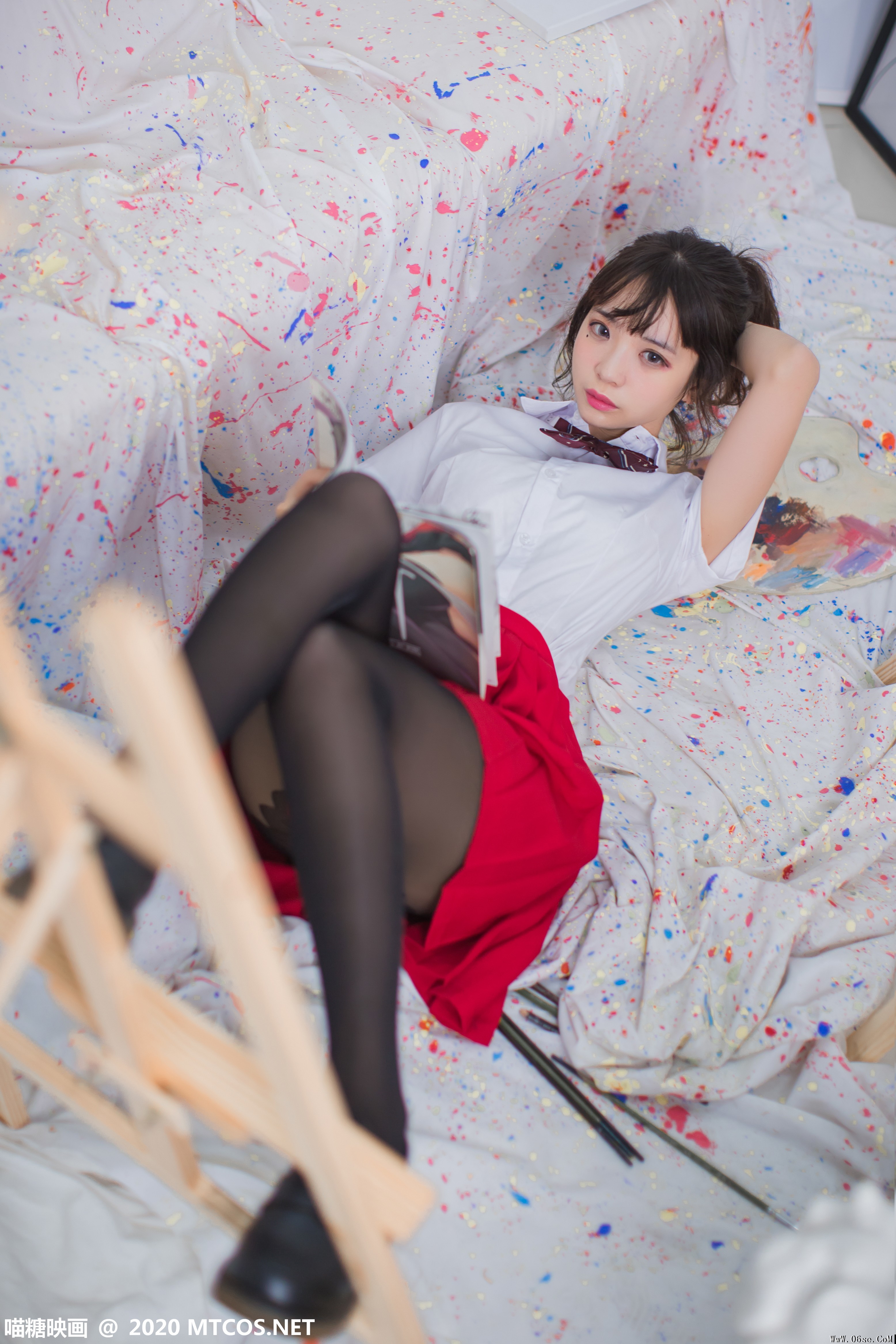 图片[7]-喵糖映画 VOL.319 画室少女[23P／275MB]-六色网