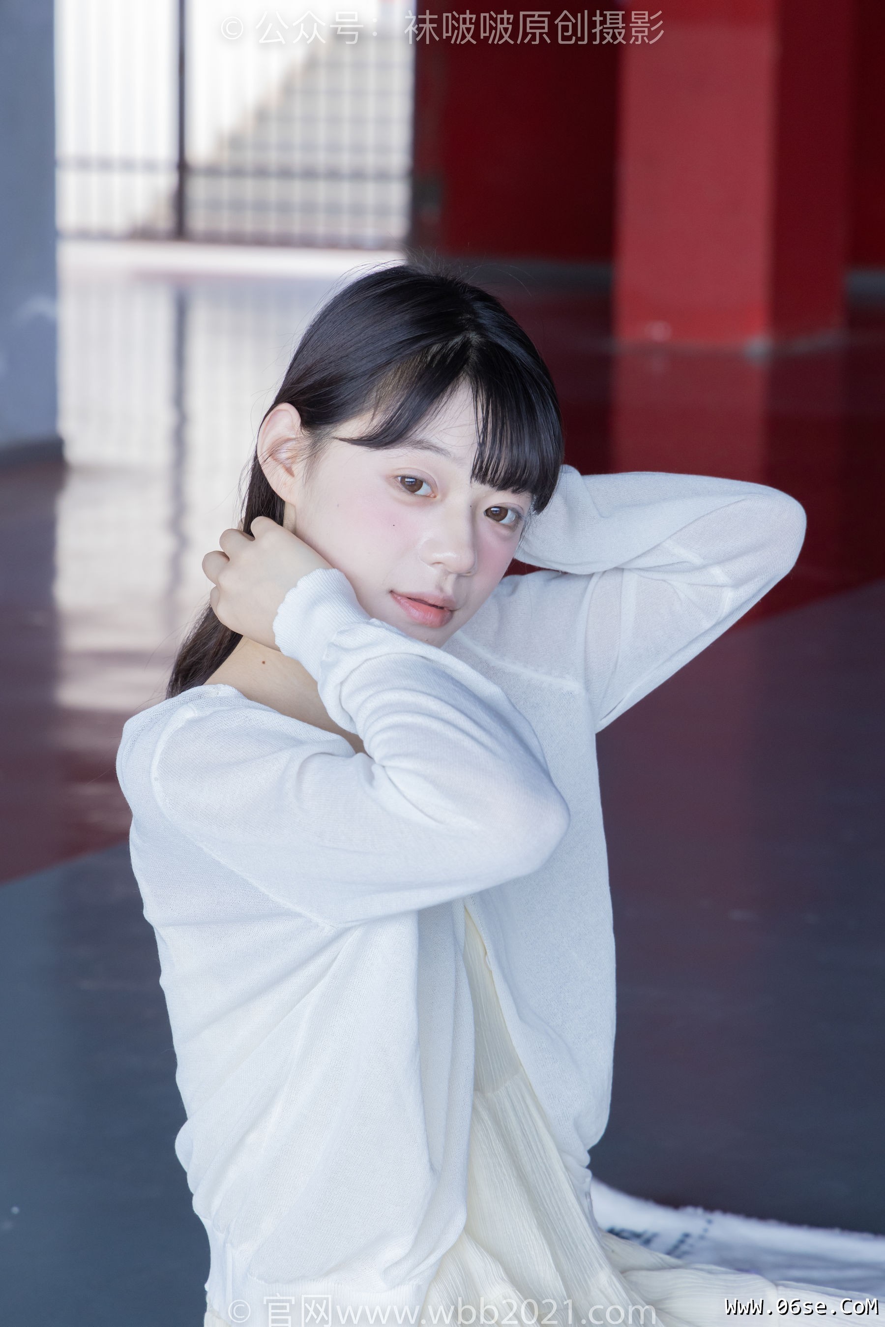 图片[139]-BoBoSocks袜啵啵 No.395 糯米 -板鞋、白丝[145P]-六色网