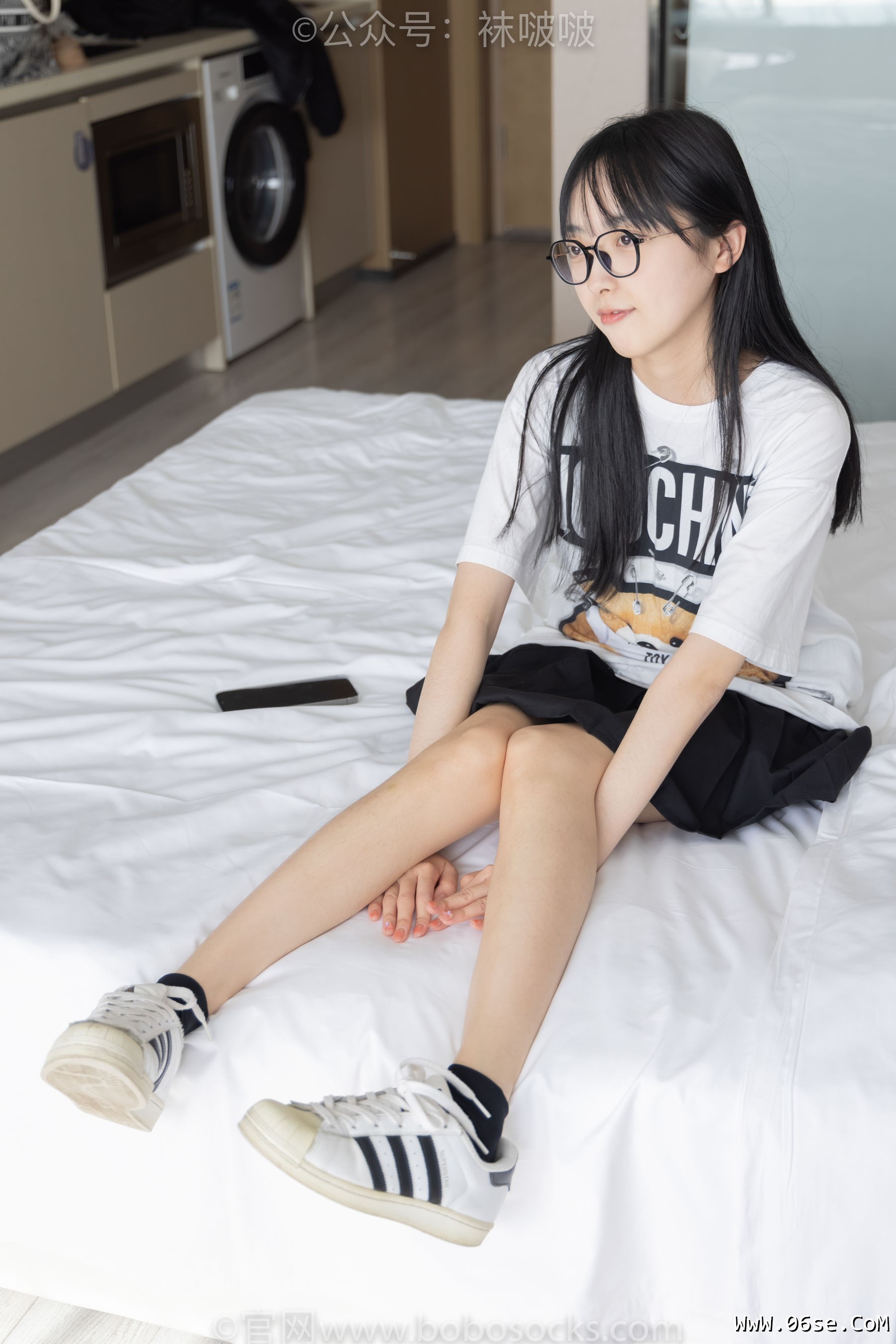 图片[33]-BoBoSocks袜啵啵 No.033 稚予-贝壳头、天鹅绒黑袜、天鹅绒白袜[154P]-六色网