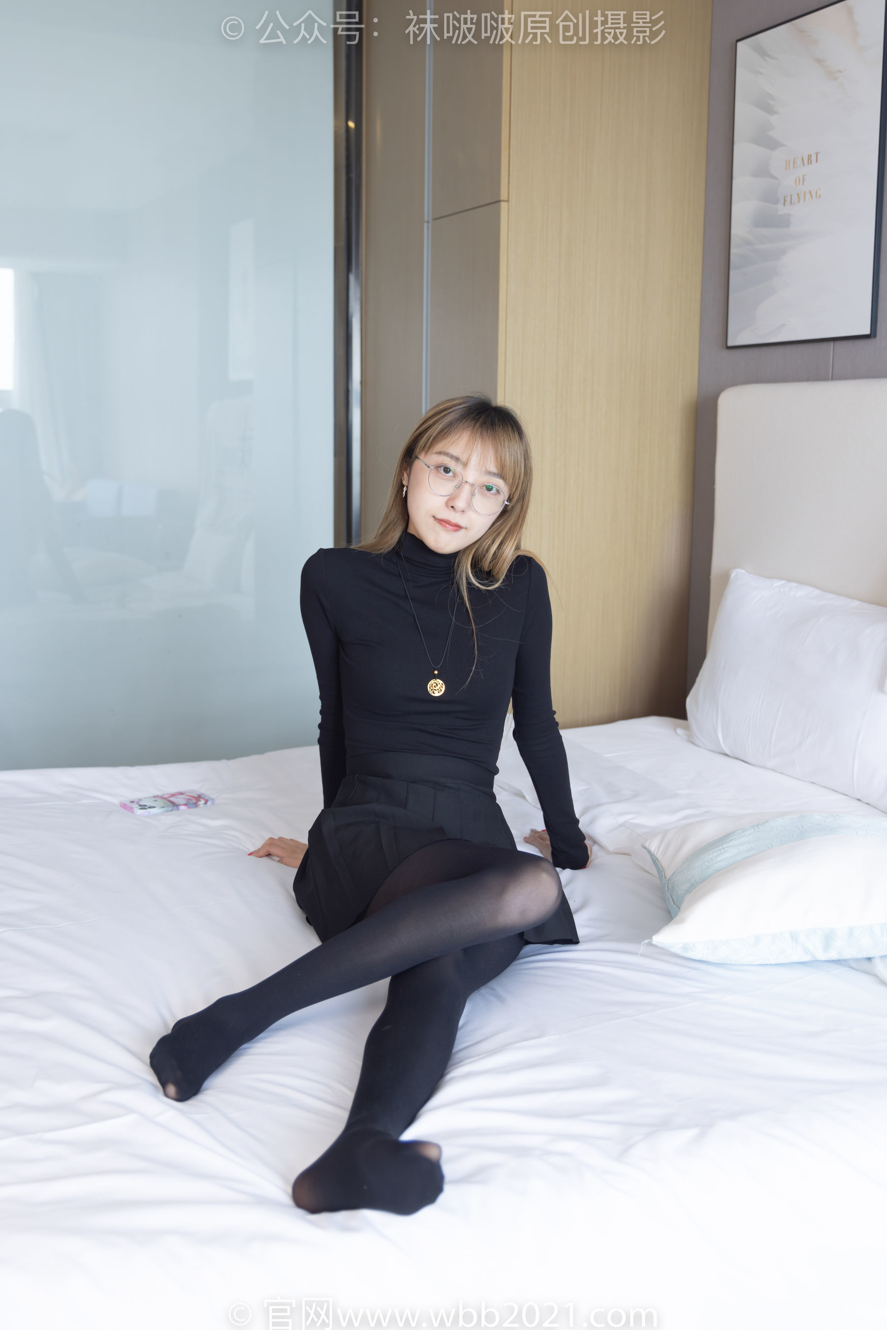 图片[14]-BoBoSocks袜啵啵 No.255 稚予 -皮鞋、厚黑丝[144P]-六色网