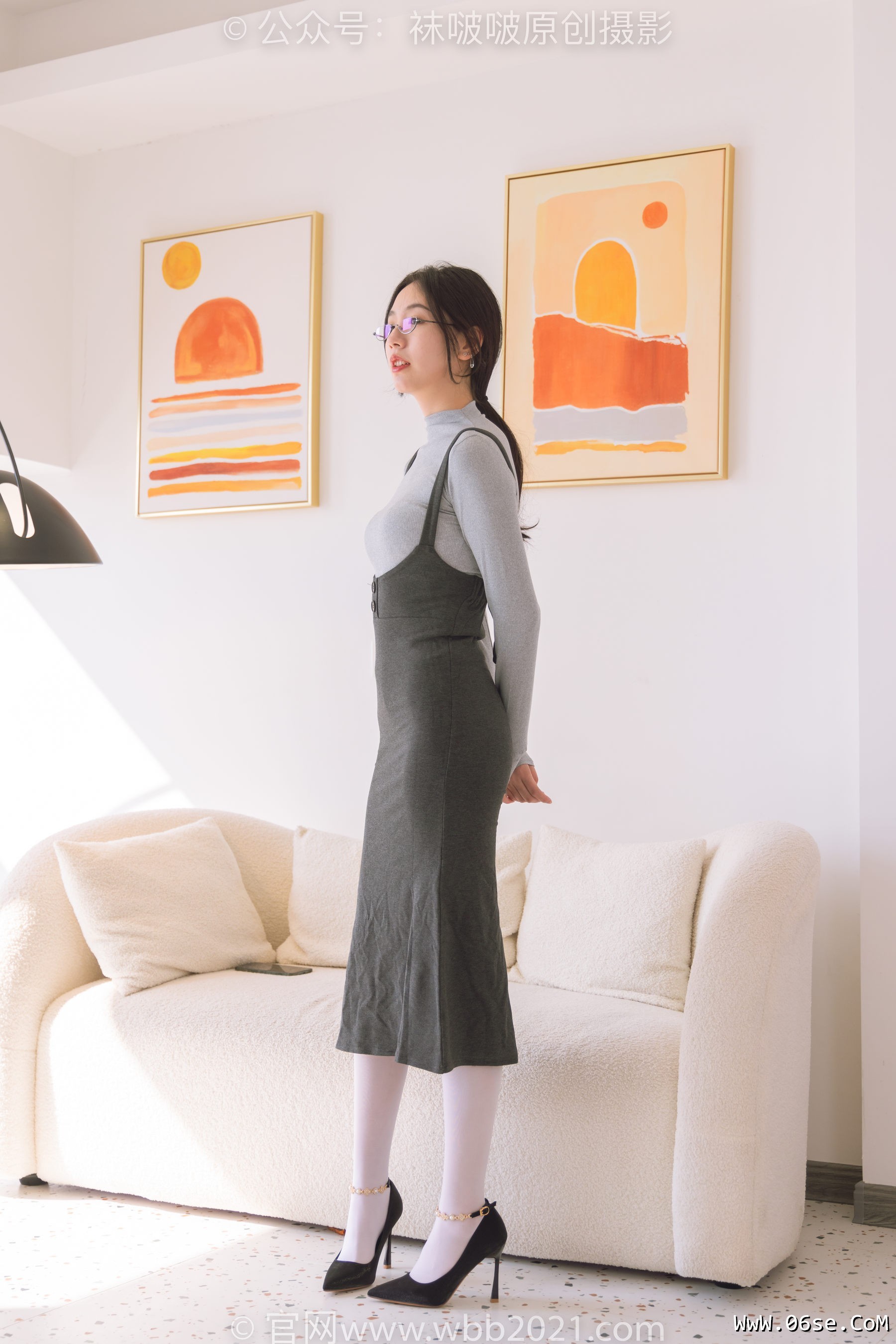 图片[52]-BoBoSocks袜啵啵 No.242 小甜豆-高跟鞋、厚白丝[140P]-六色网