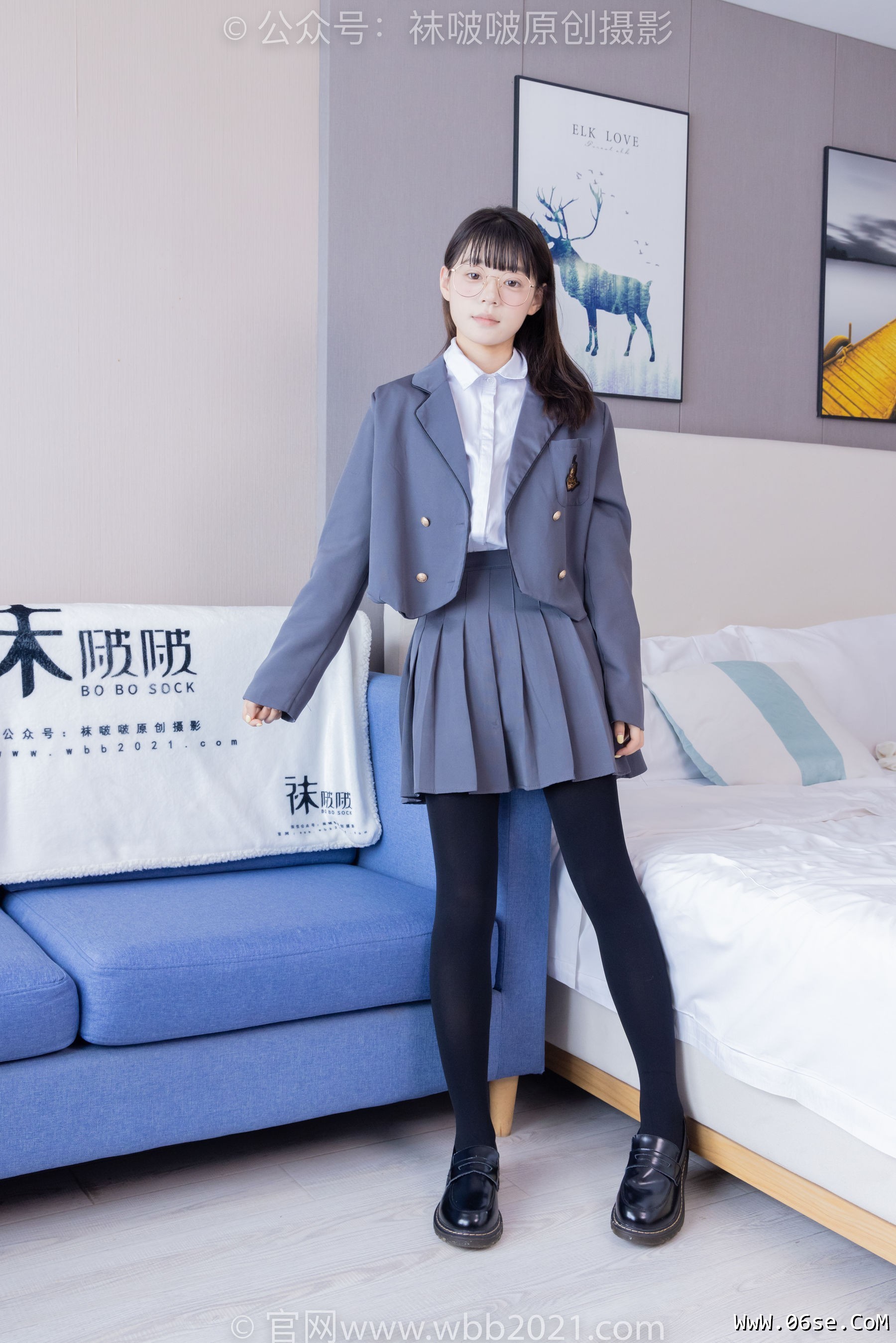 图片[97]-BoBoSocks袜啵啵 No.402 糯米 -皮鞋、厚黑丝、学院jk[140P]-六色网