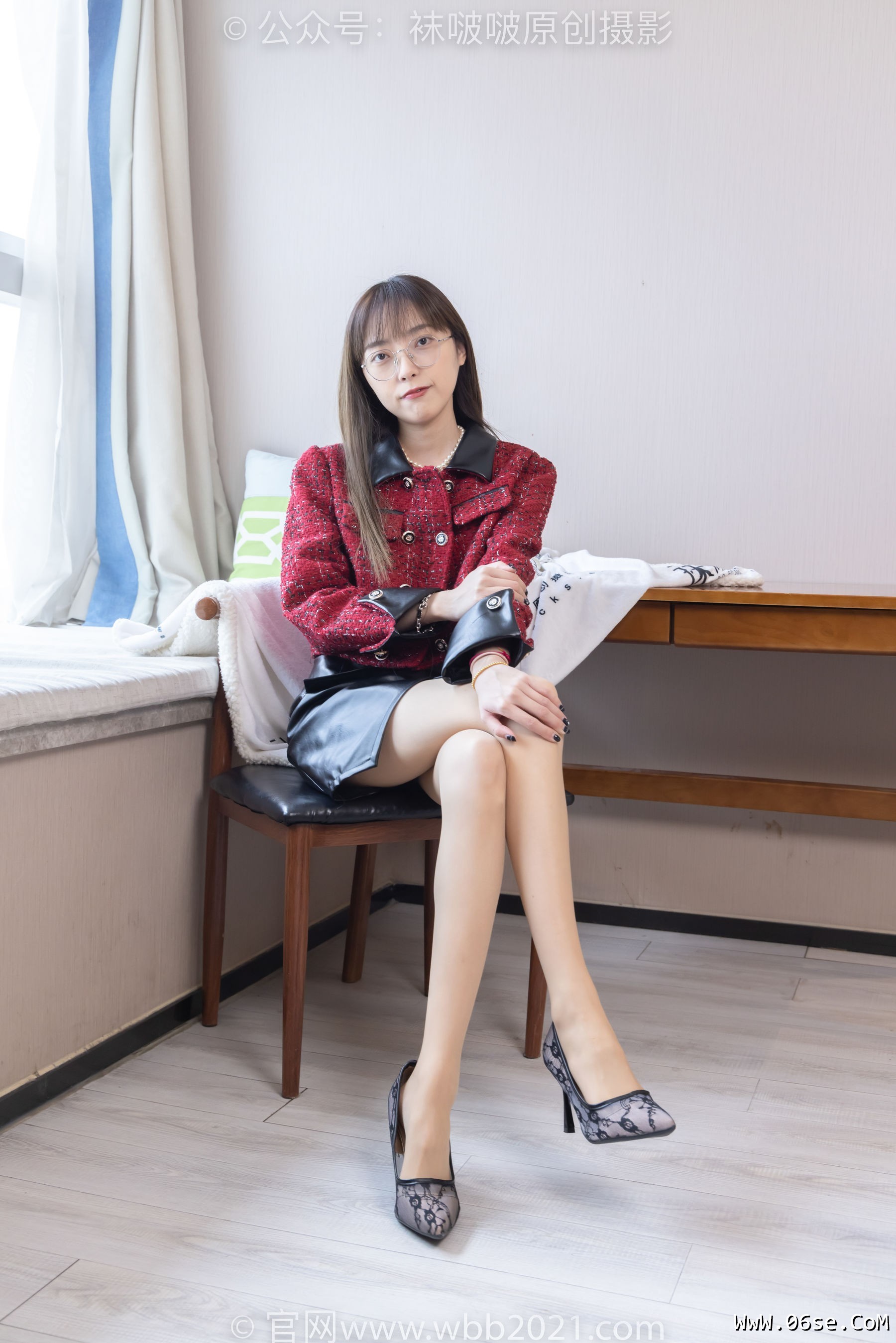 图片[27]-BoBoSocks袜啵啵 No.304 稚予 -两双高跟鞋、肉丝、裸足[160P]-六色网