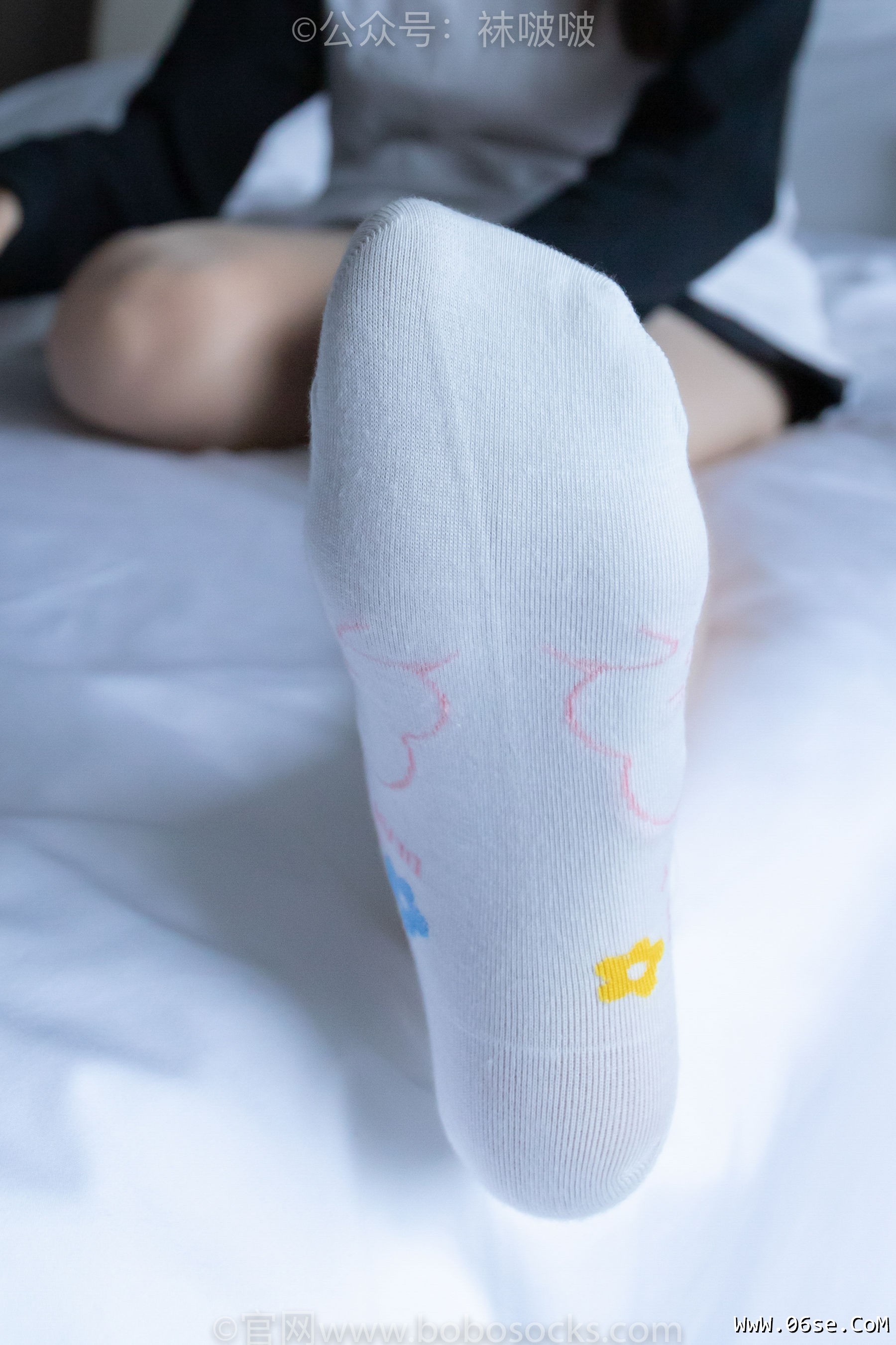 图片[66]-BoBoSocks袜啵啵 No.015 稚予-阿迪板鞋、白色短棉袜、肉丝[148P]-六色网