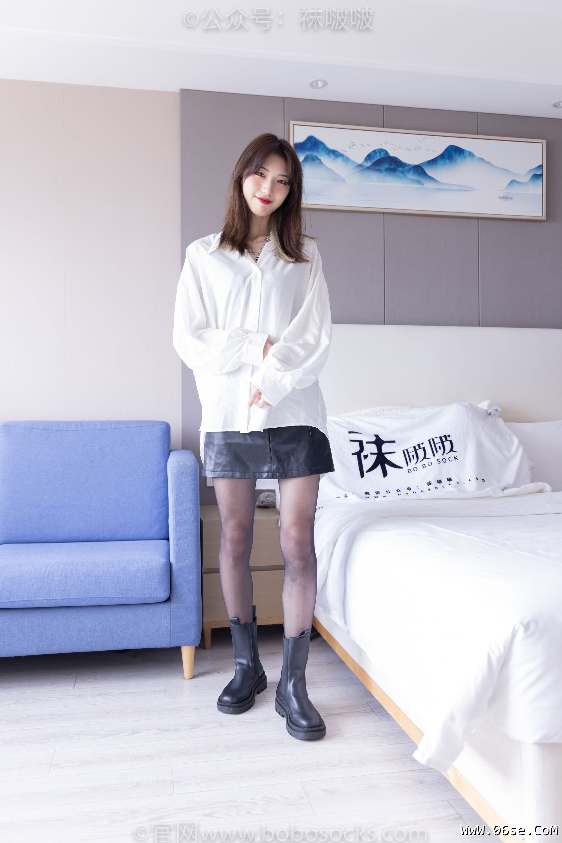 图片[5]-BoBoSocks袜啵啵 No.046 枫枫-短靴、黑丝[135P]-六色网