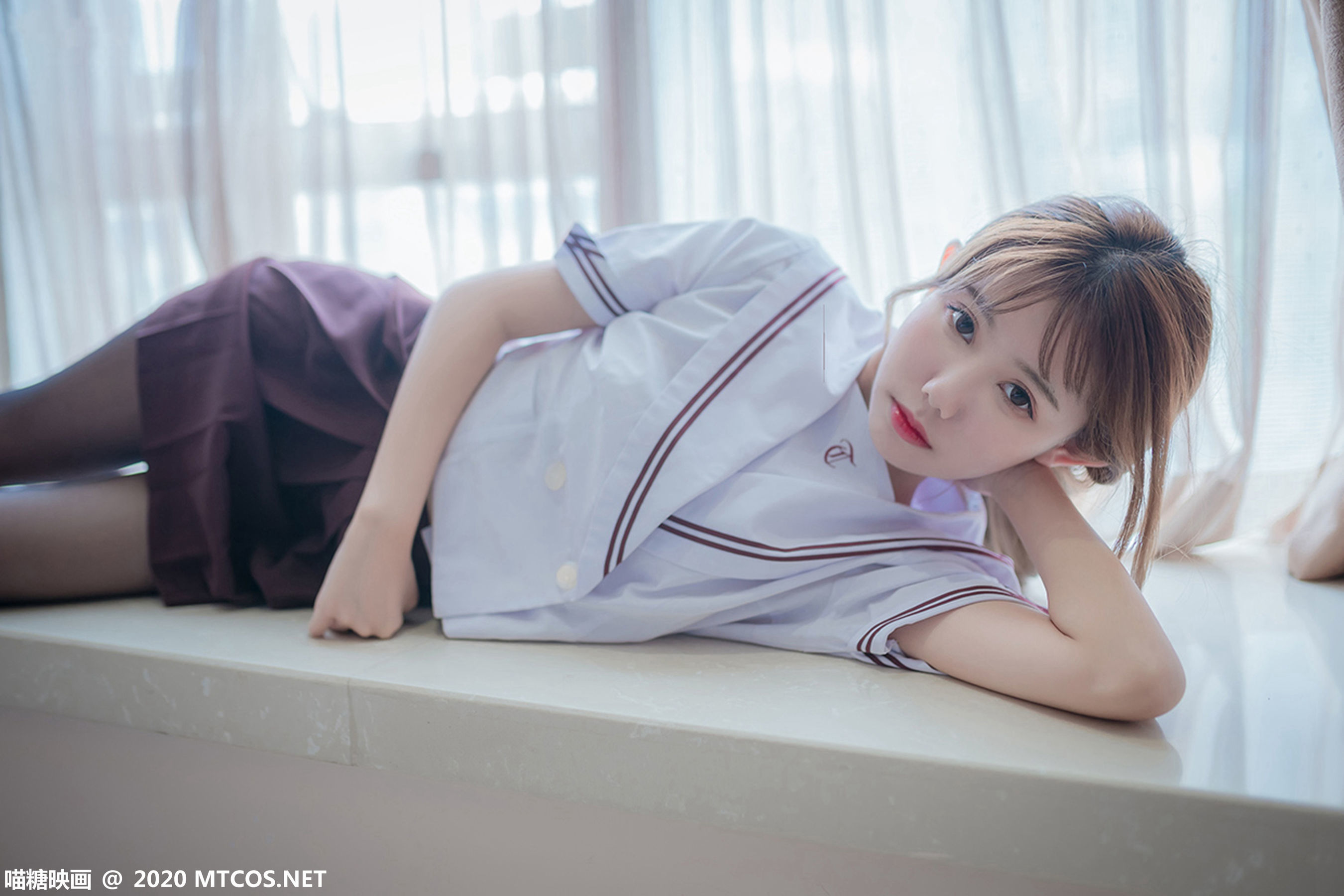 图片[24]-[喵糖映画] JKL.015 灰裙JK制服 [45P]-六色网