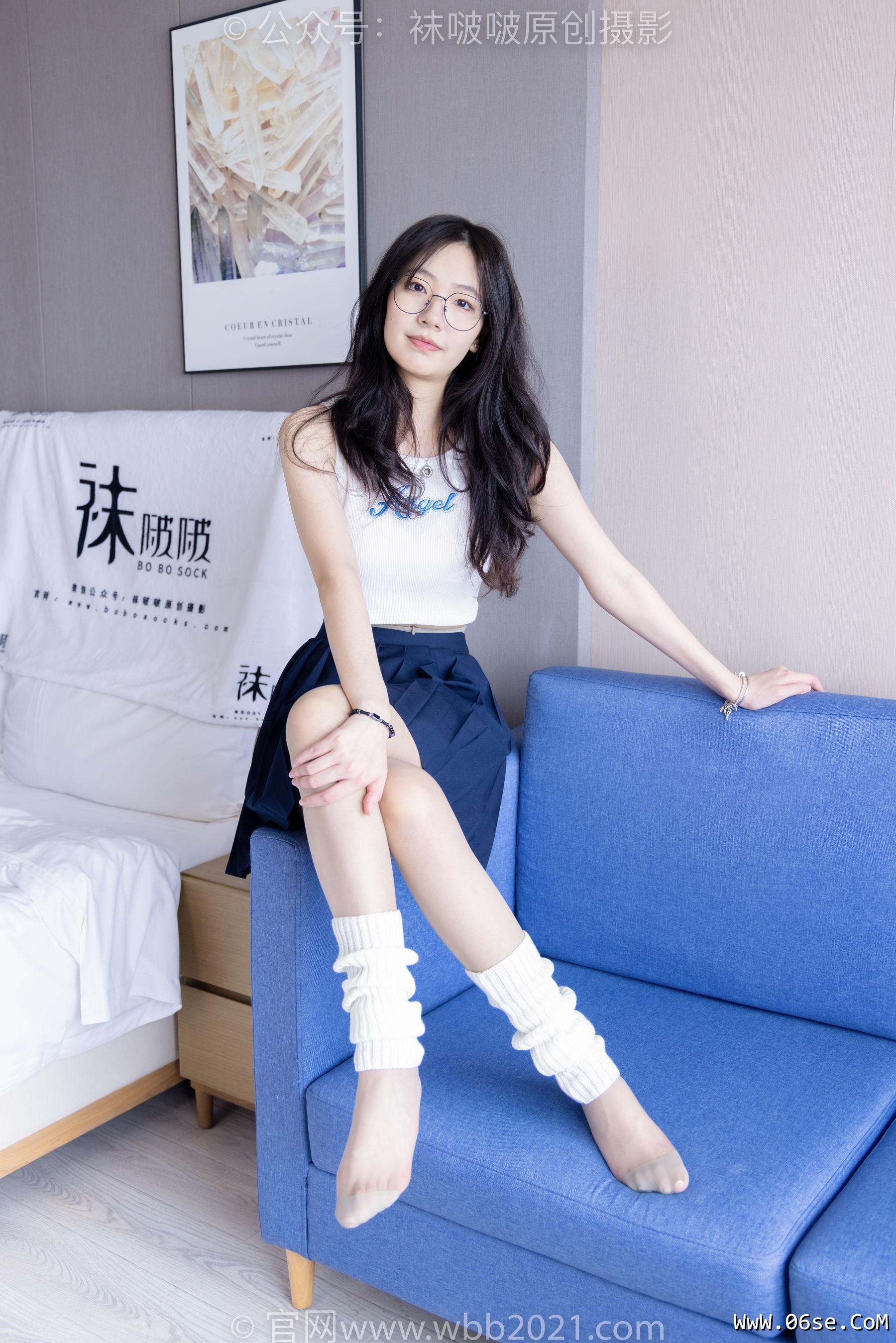 图片[137]-BoBoSocks袜啵啵 No.305 小甜豆 -运动鞋、人字拖、袜套、油亮白丝[140P]-六色网
