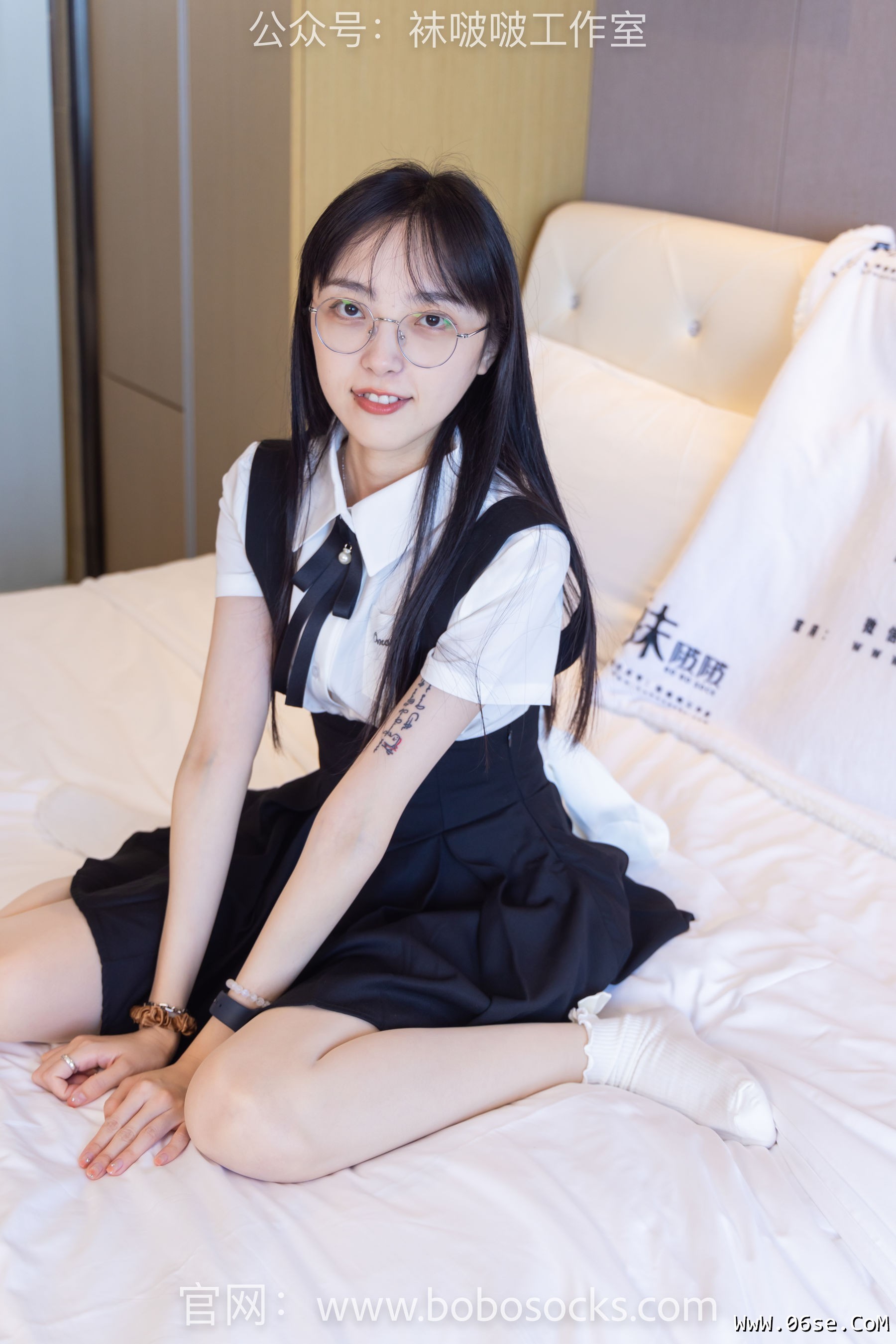 图片[106]-BoBoSocks袜啵啵 No.121 稚予-高跟鞋、白棉袜、肉丝[140P]-六色网