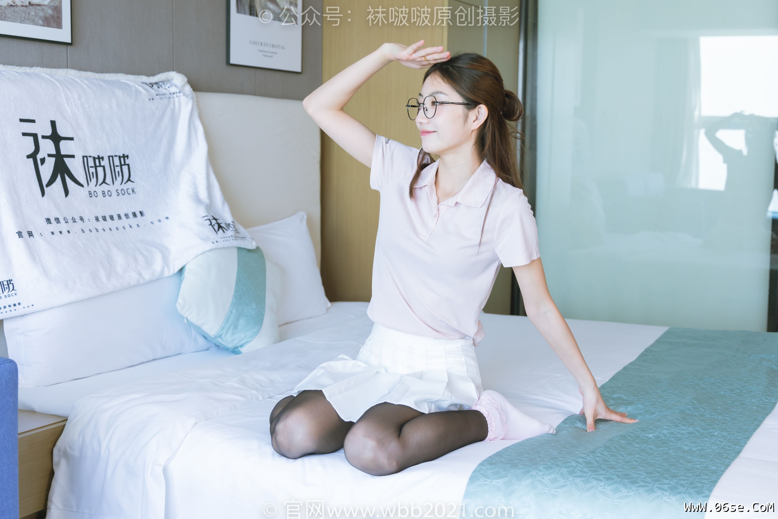 图片[73]-BoBoSocks袜啵啵 No.273 小沫 -运动鞋、粉色棉袜、黑丝[143P]-六色网