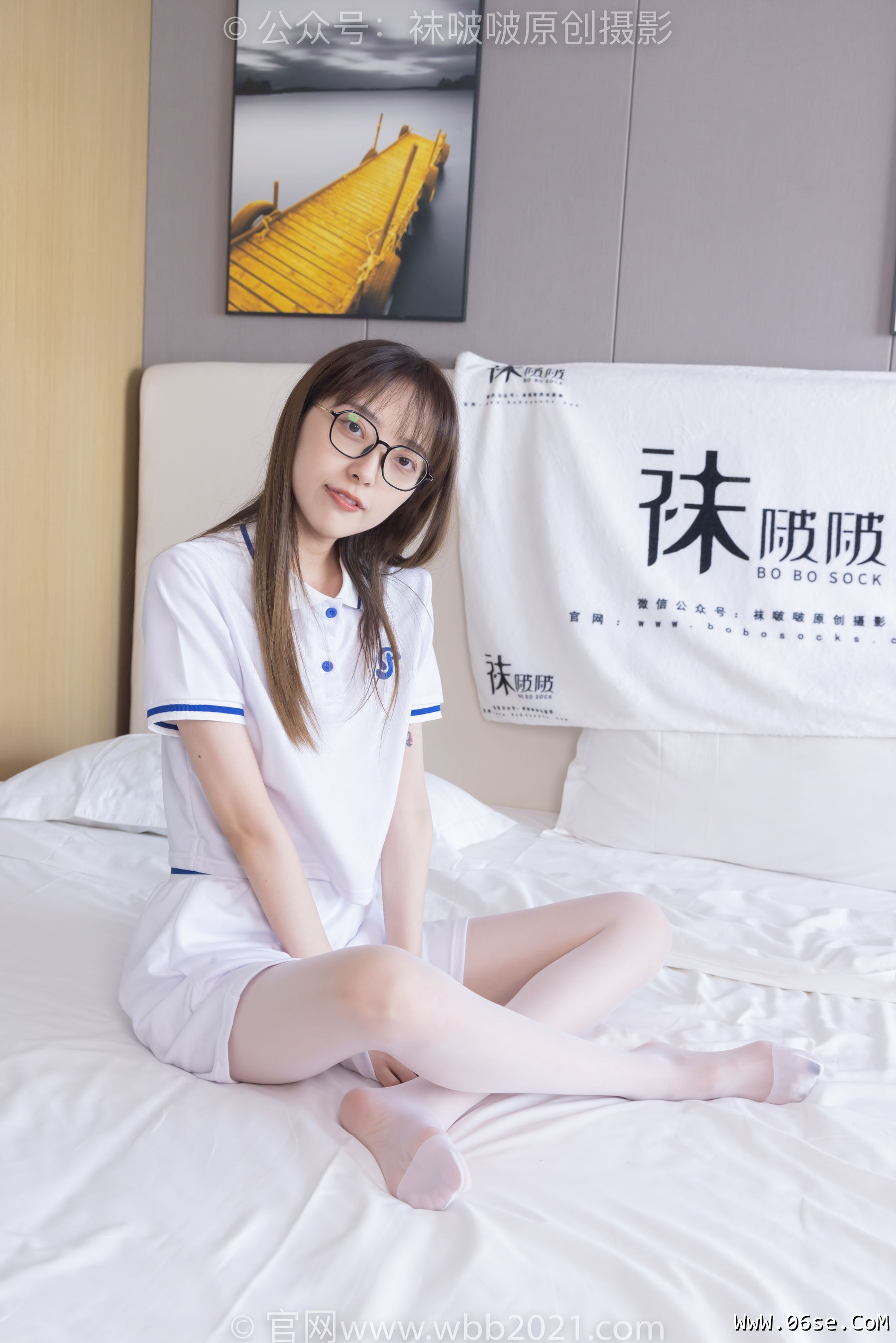 图片[40]-BoBoSocks袜啵啵 No.344 稚予 -板鞋、平底鞋、白丝[150P]-六色网