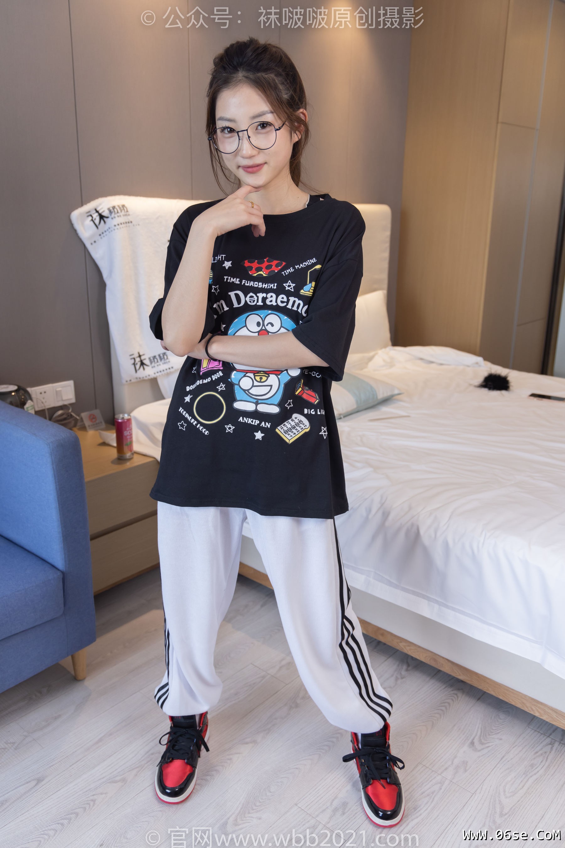 图片[67]-BoBoSocks袜啵啵 No.382 小沫 -板鞋、白棉袜[143P]-六色网