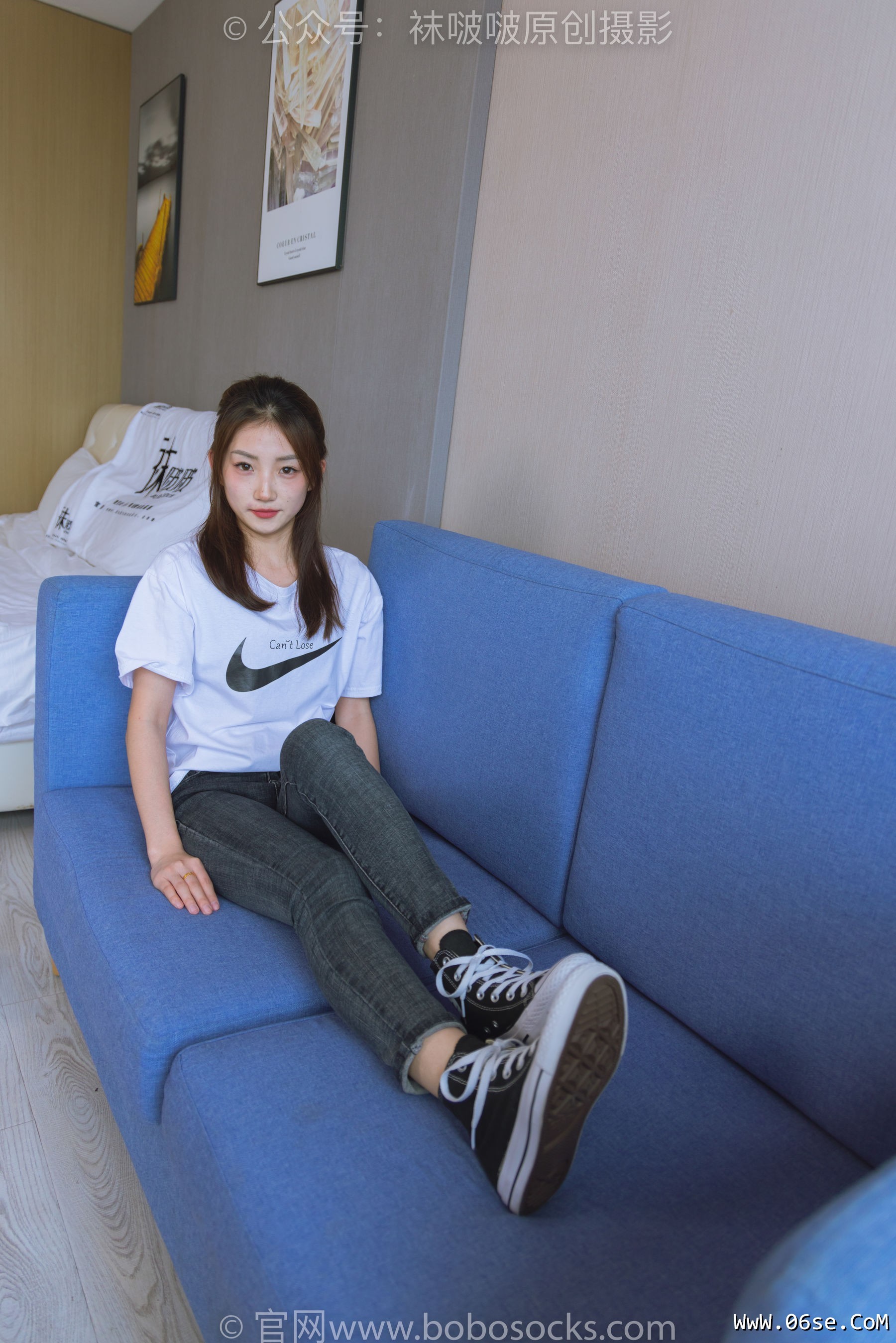 图片[83]-BoBoSocks袜啵啵 No.220 小沫-两双板鞋、短肉丝、裸足[140P]-六色网
